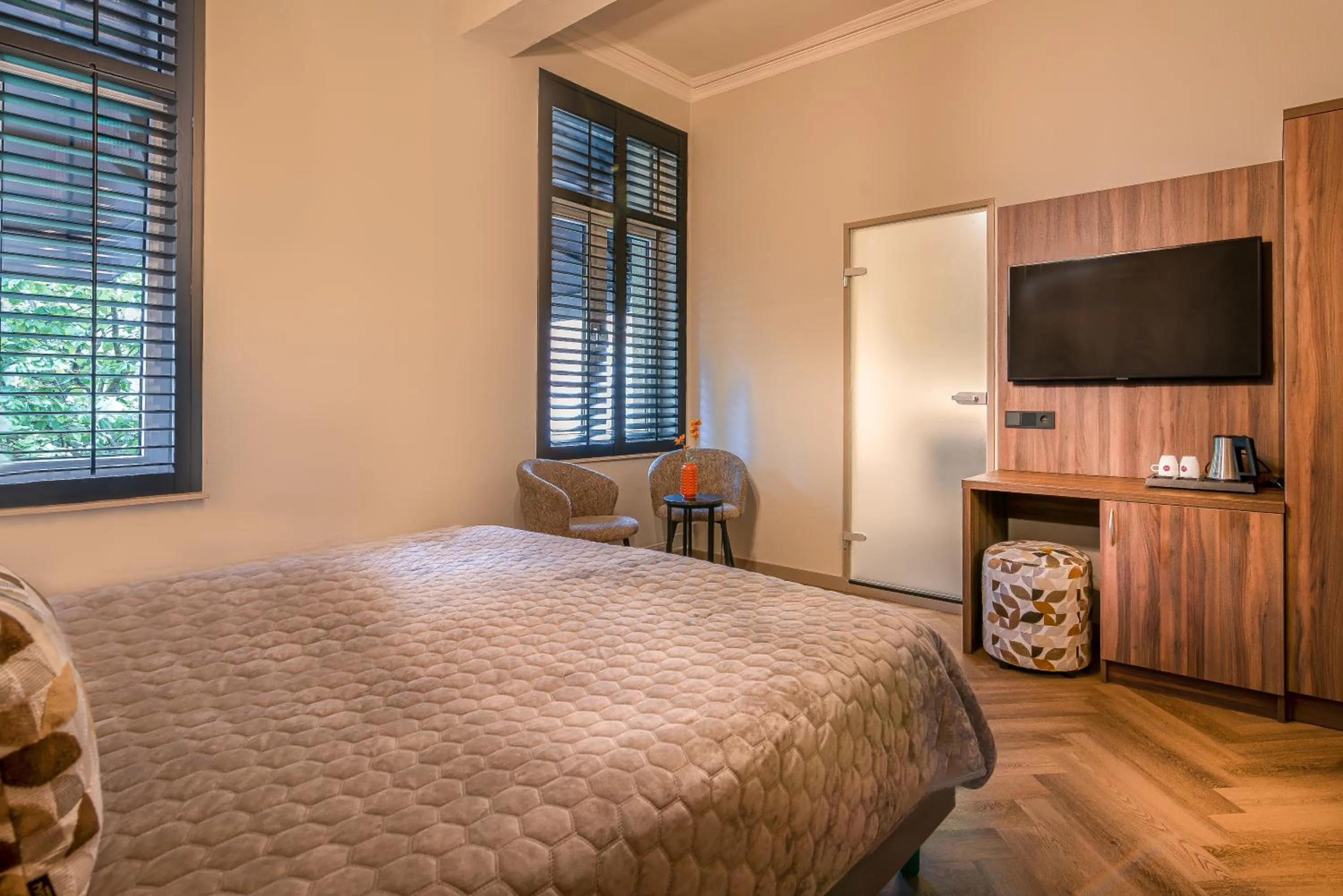 Bed in Boutique Hotel Scheepers