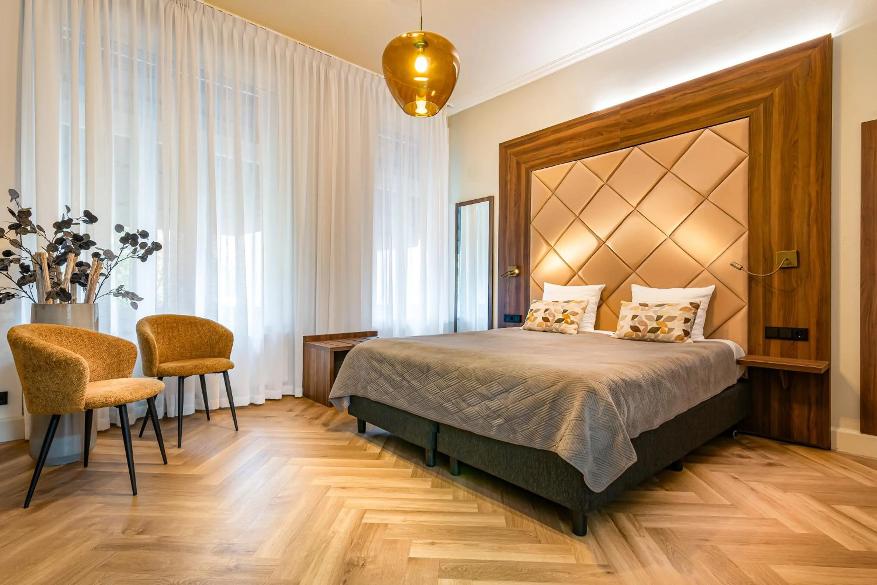 Bed in Boutique Hotel Scheepers