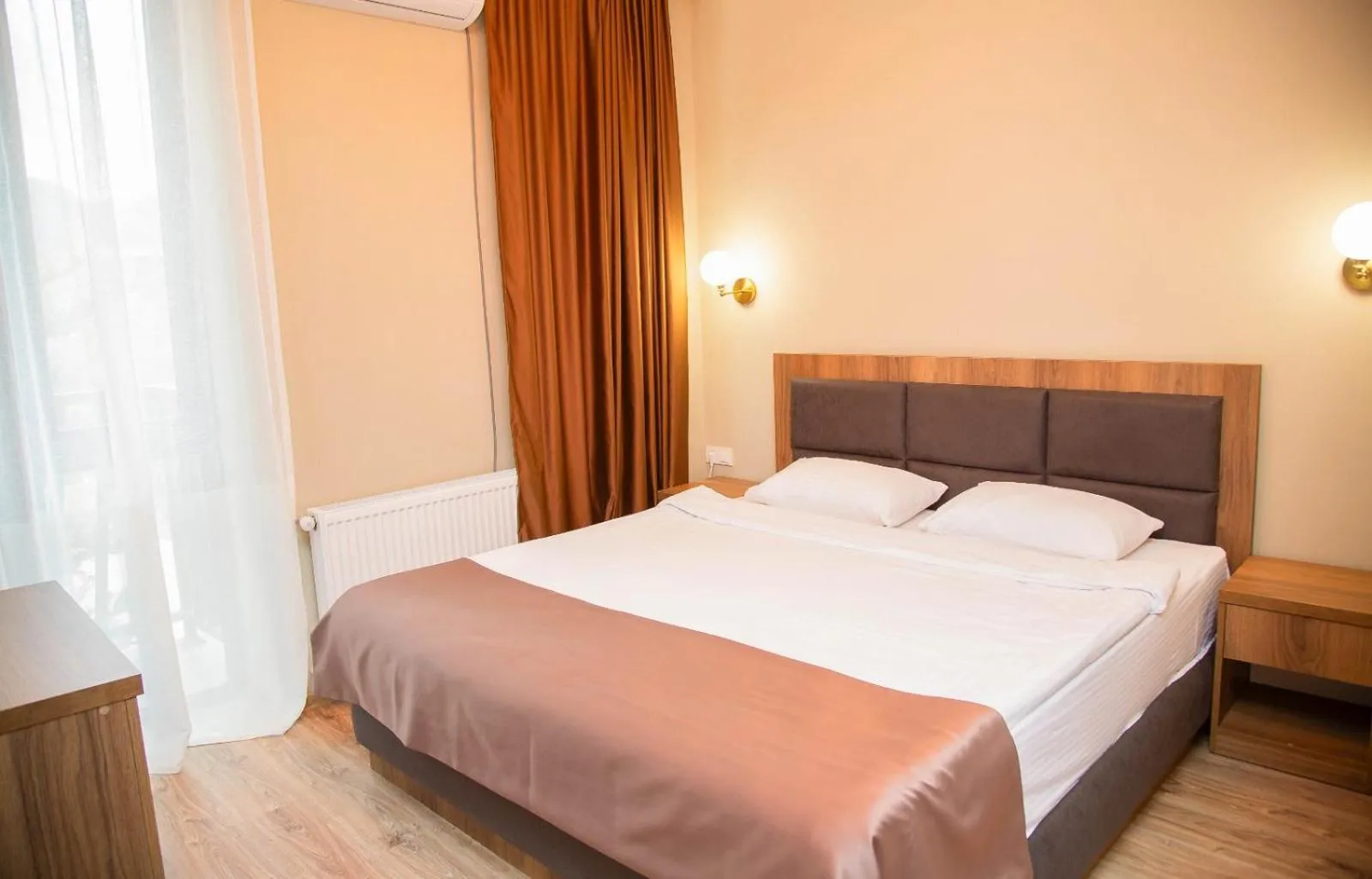 Bed in Solo Grand Boshuri Hotel Wellness Resort