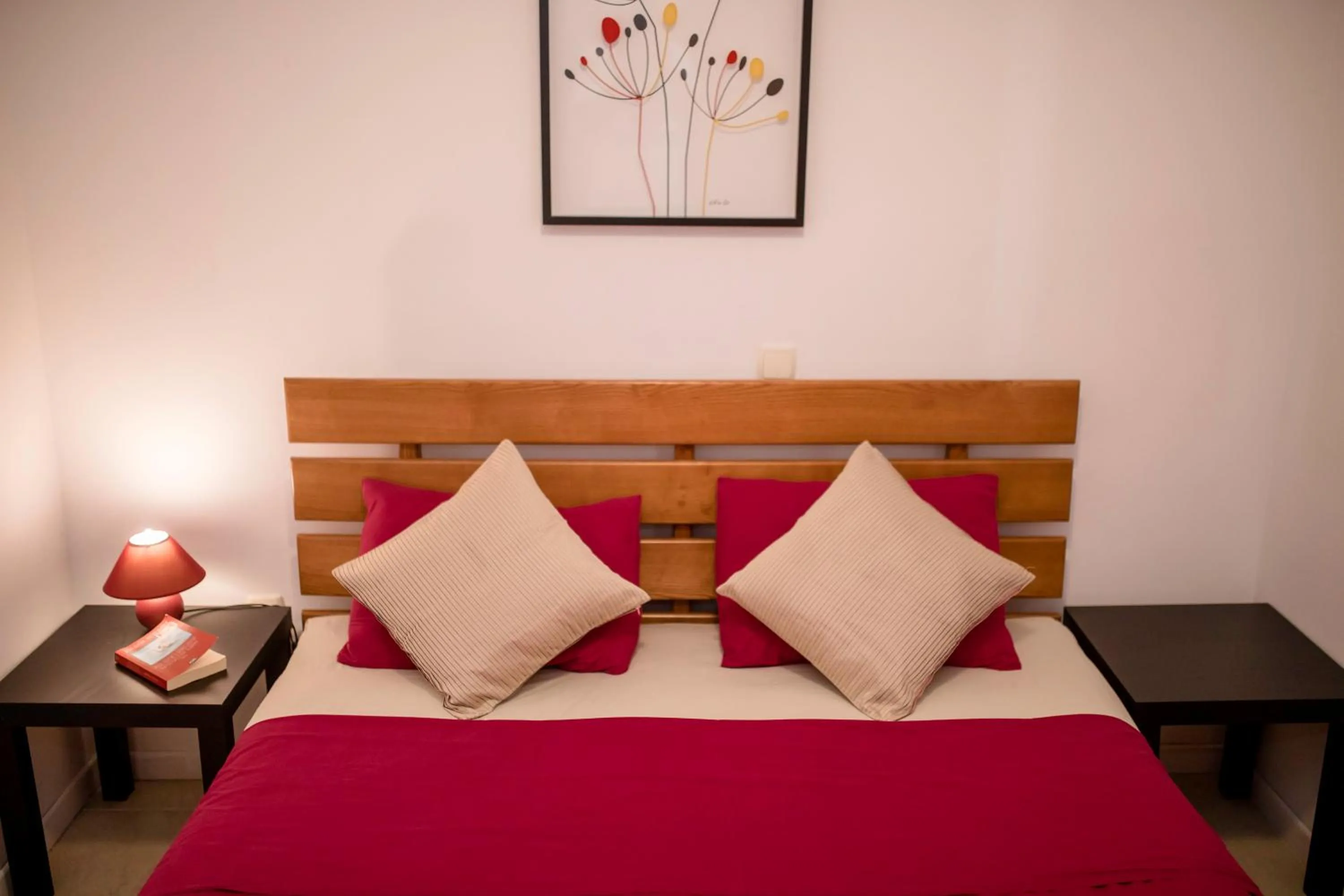Bed in Miral Apartments
