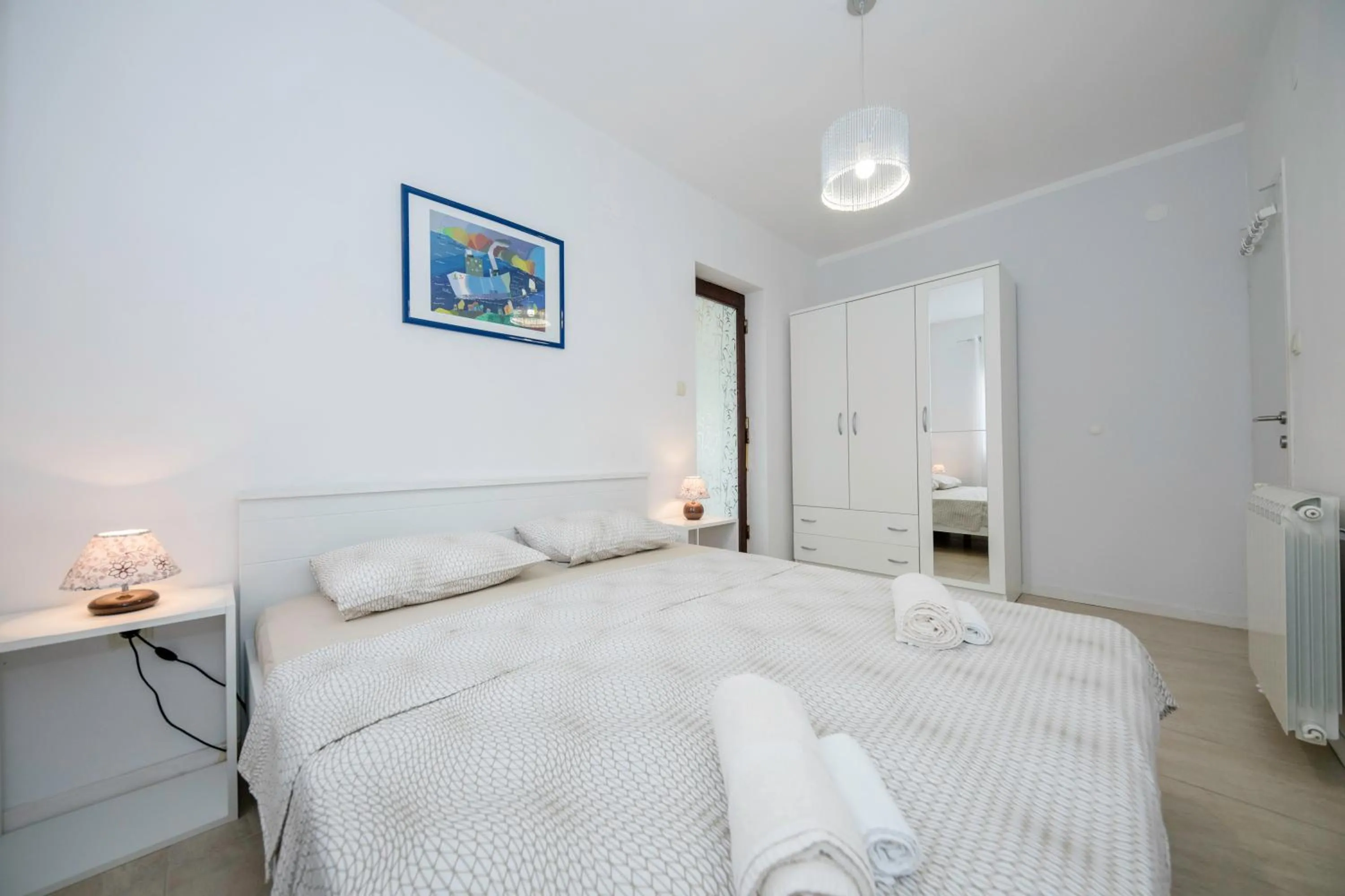 Bed in Miral Apartments