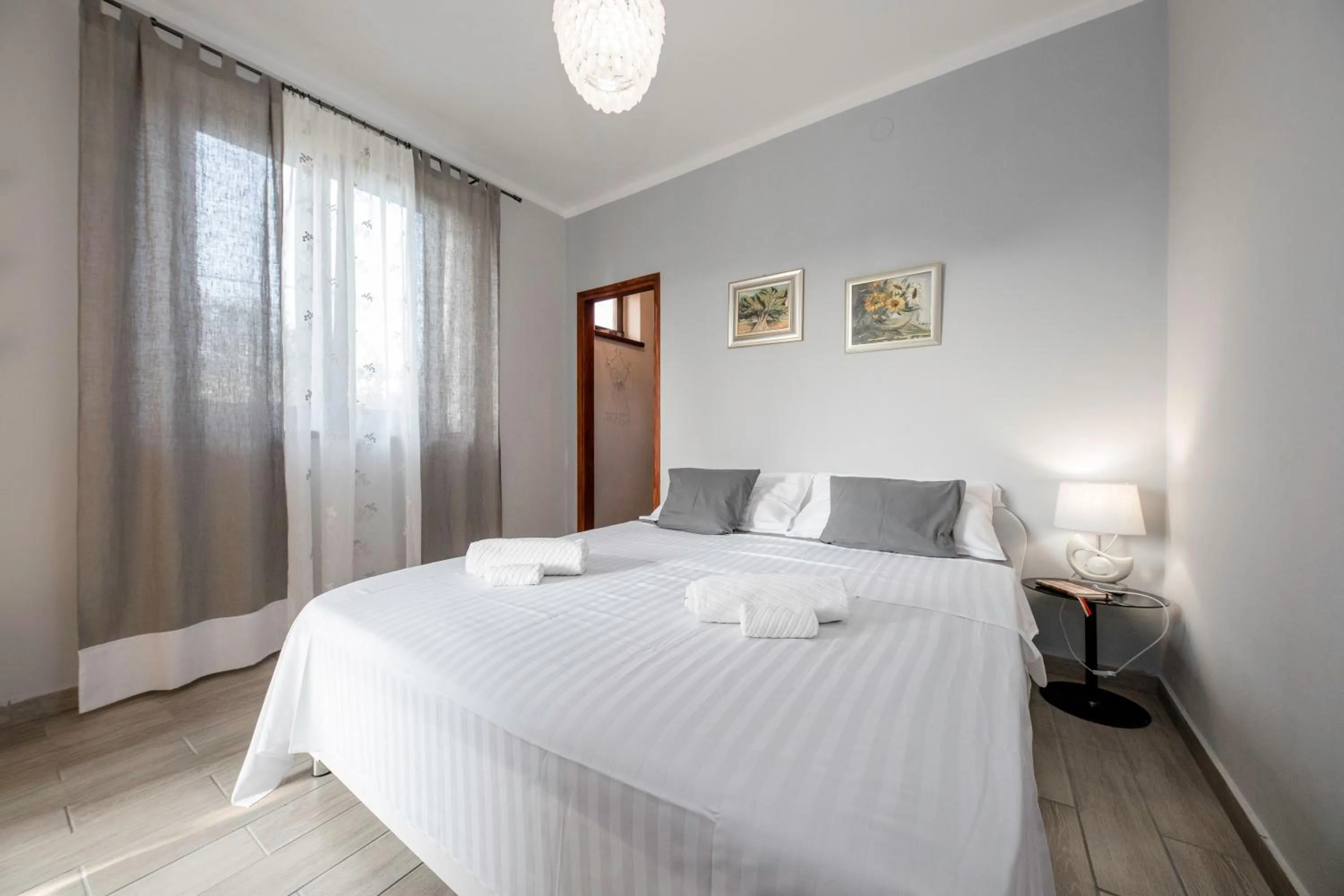 Bed in Miral Apartments