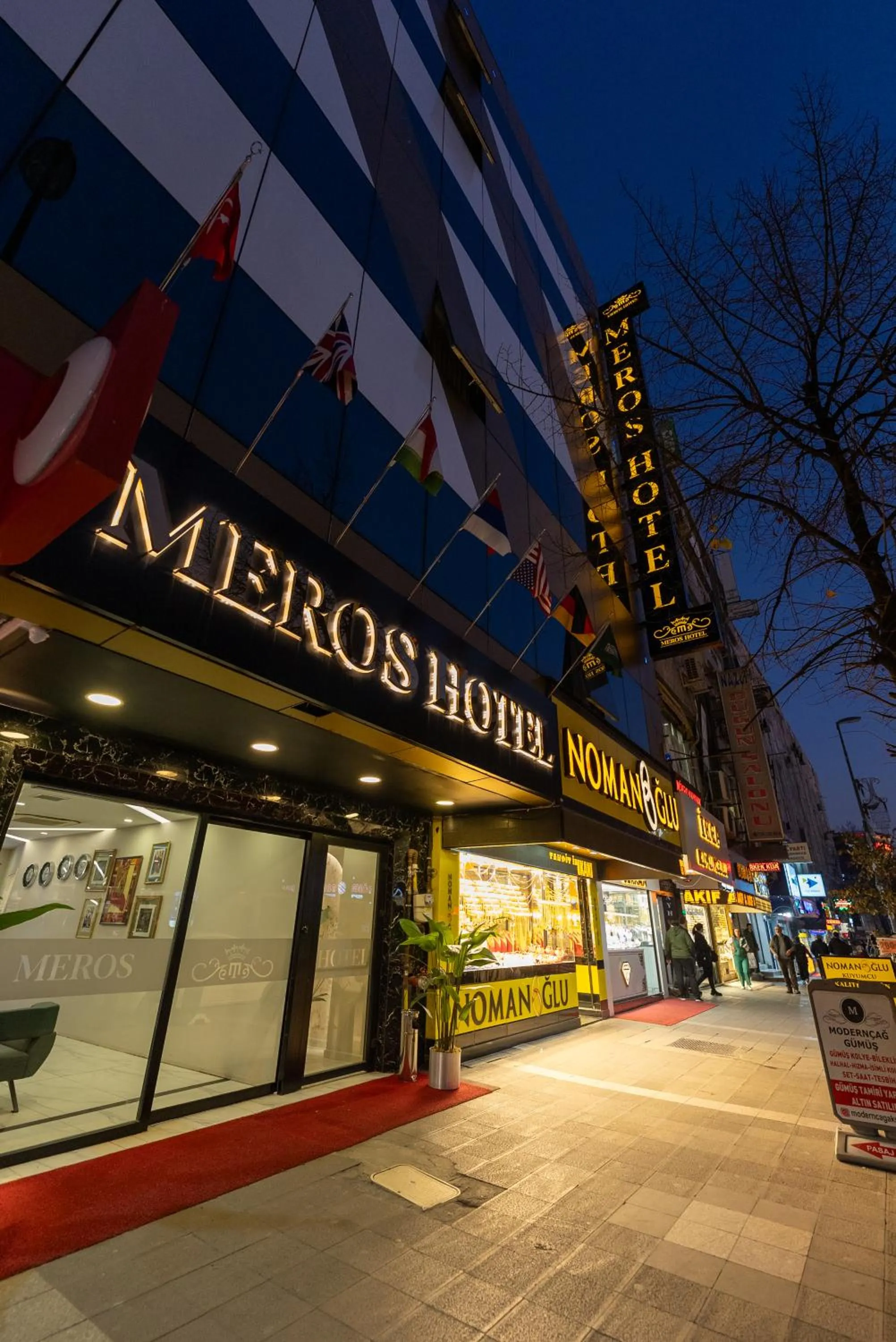 Property building in Meros Hotel