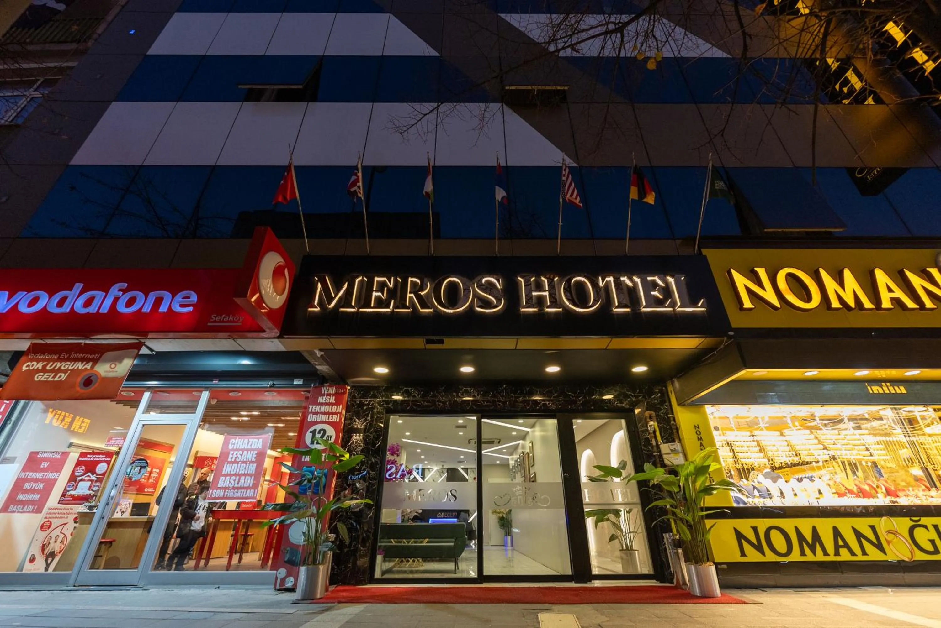 Property building in Meros Hotel