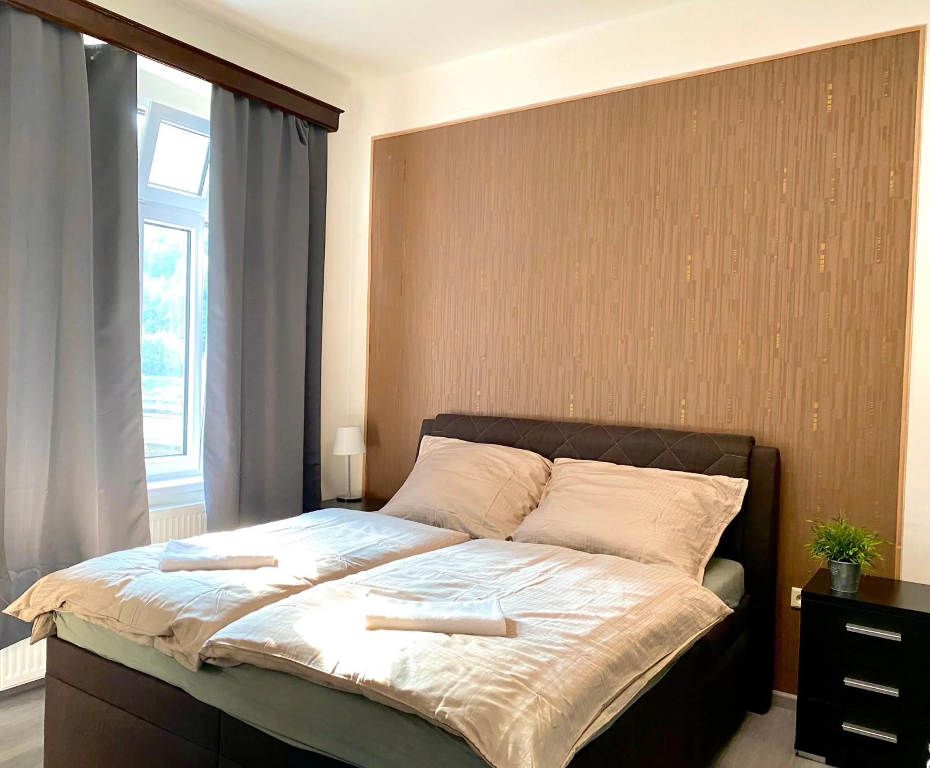 Bedroom, Bed in Hotel Labe