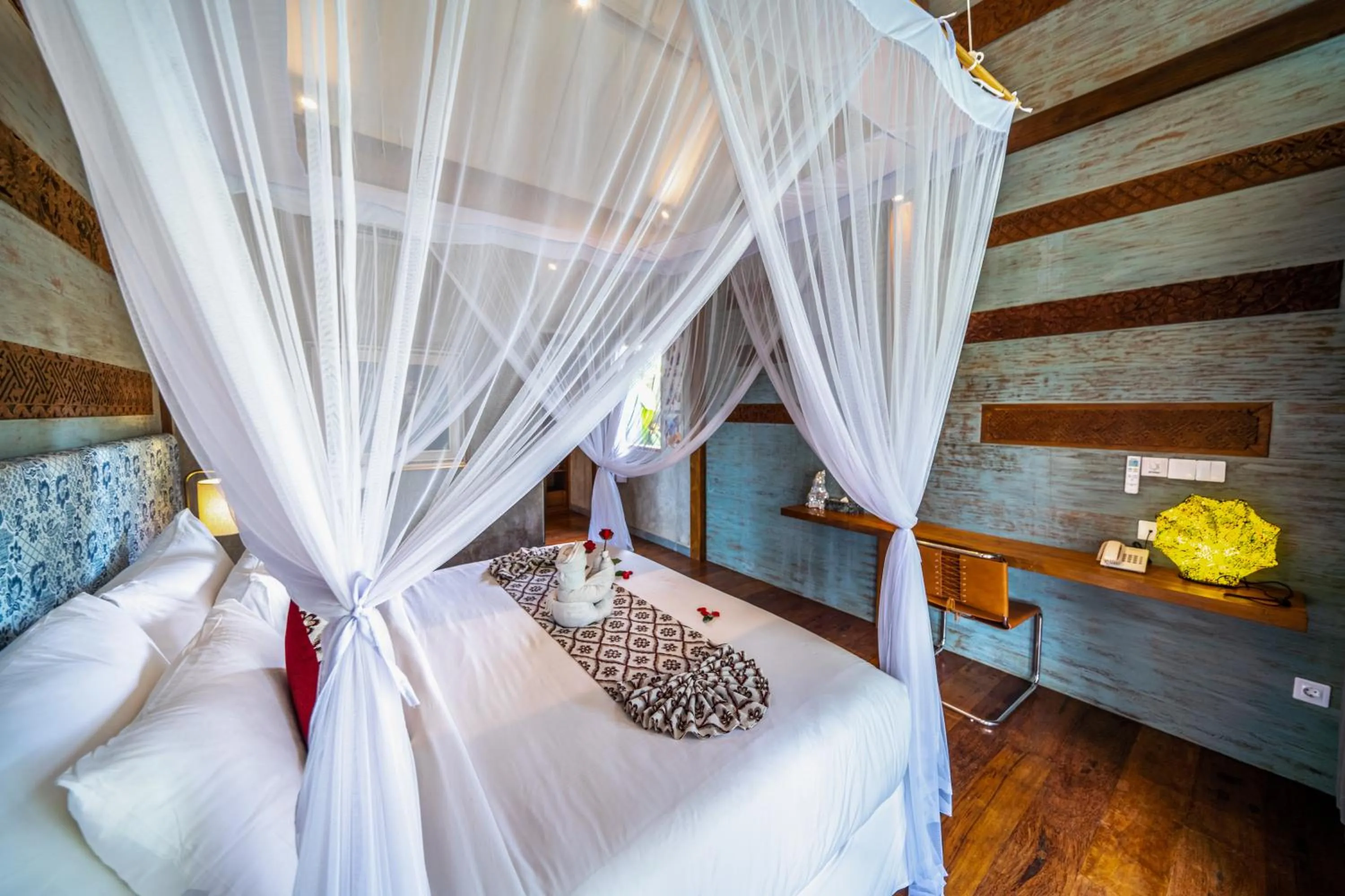 Bed in Ubud Diary Villa