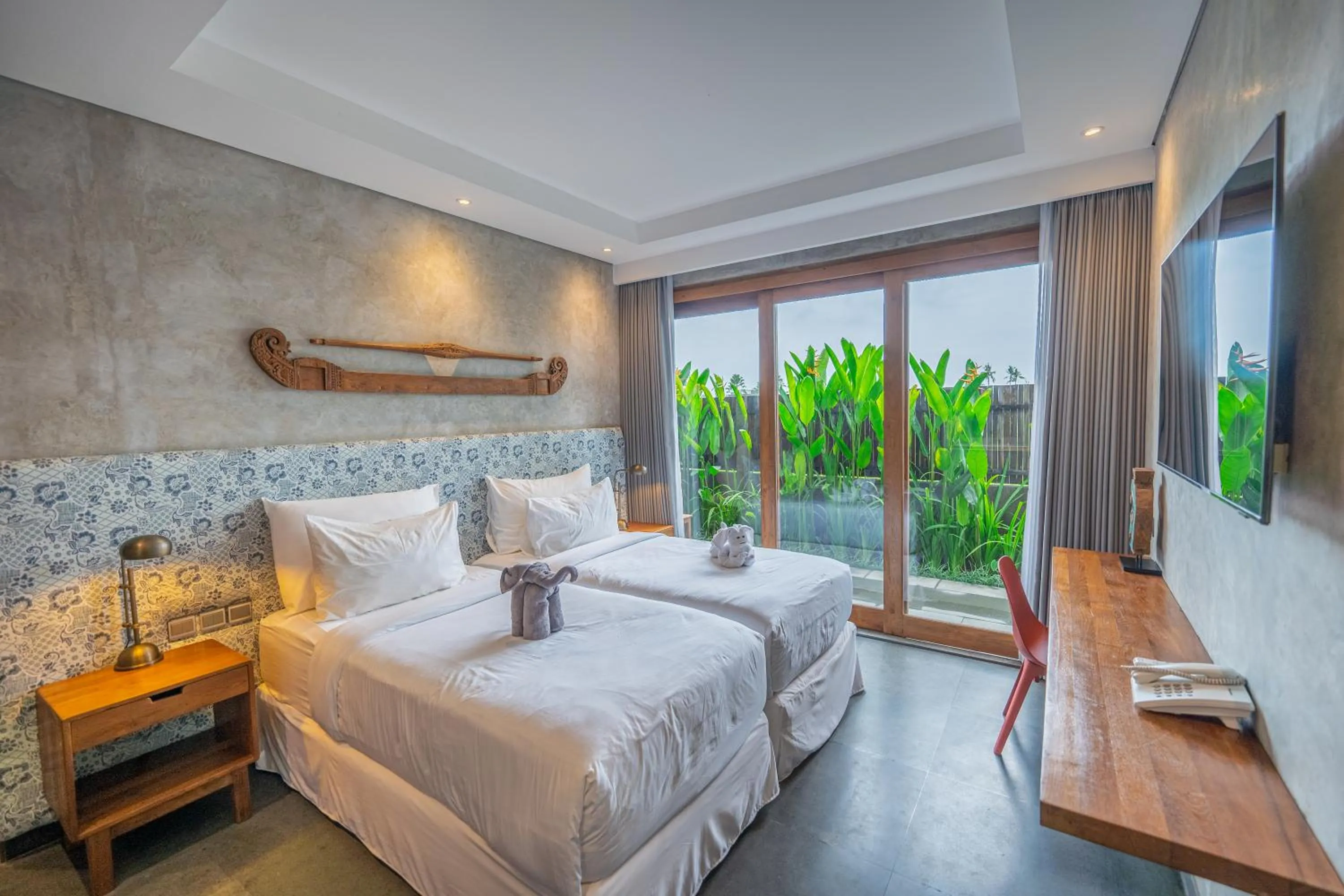 Bed in Ubud Diary Villa