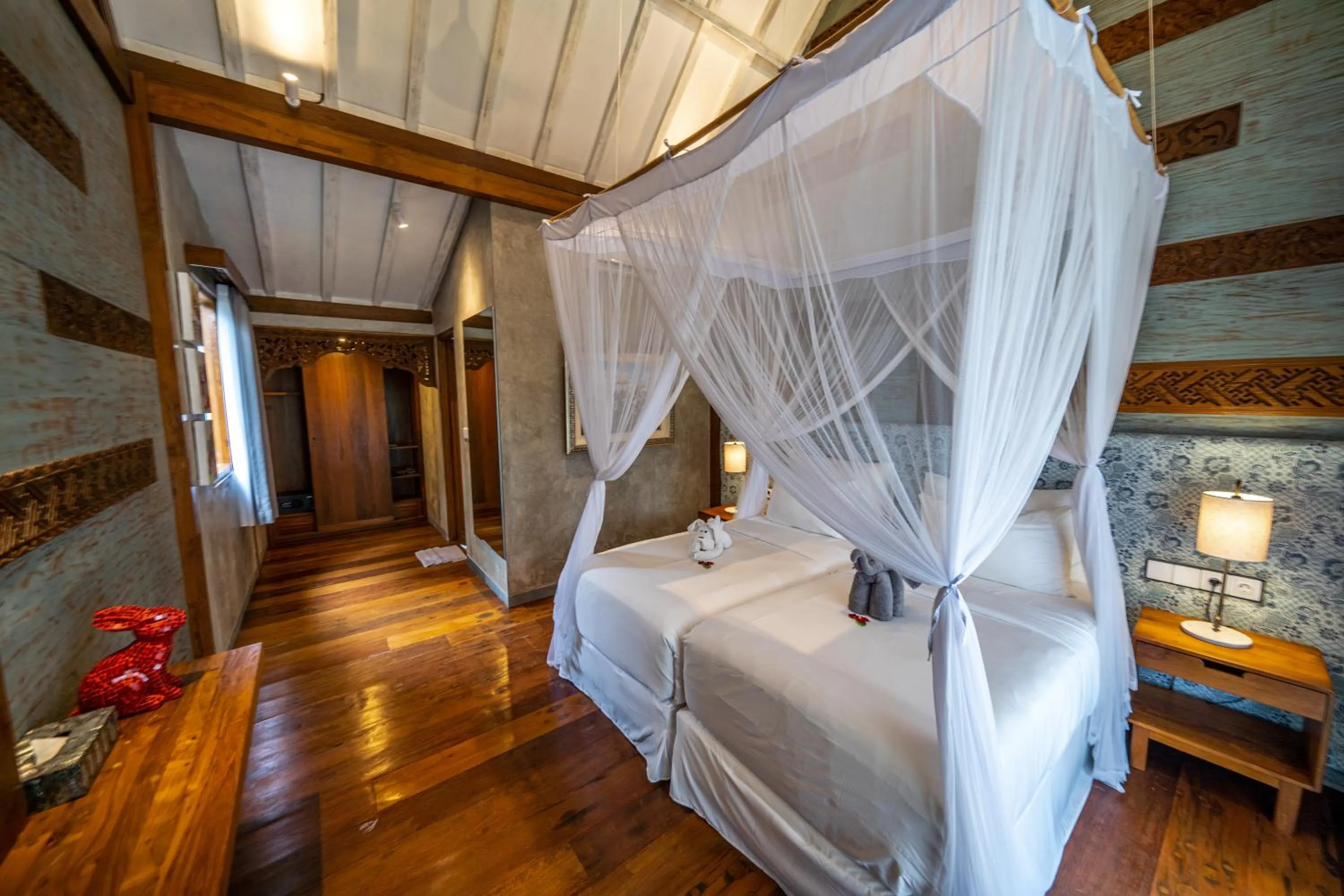 Bed in Ubud Diary Villa