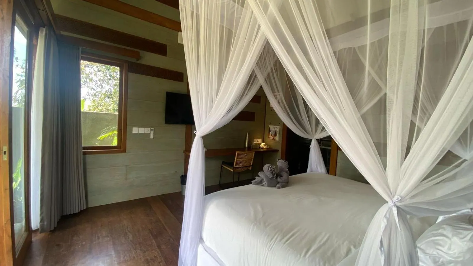 Bed in Ubud Diary Villa