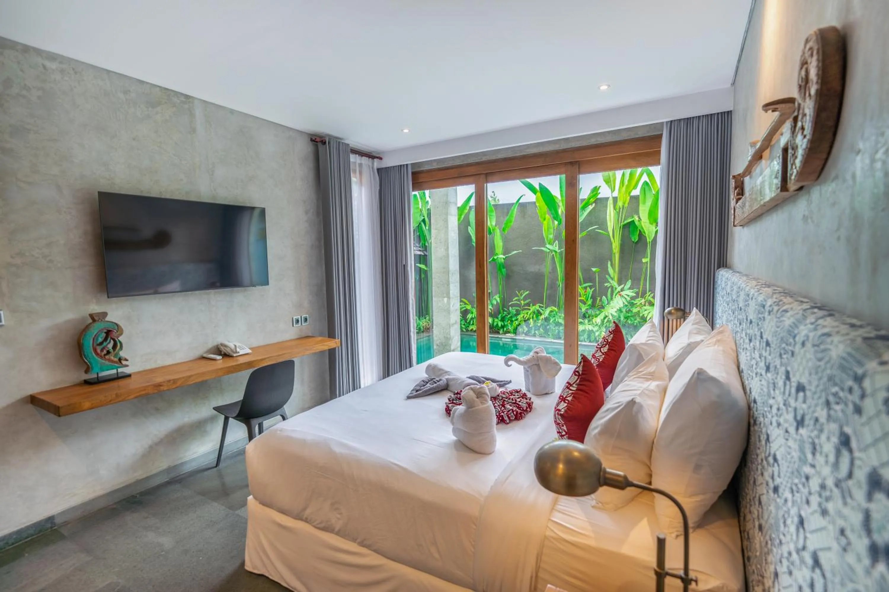 Bed in Ubud Diary Villa