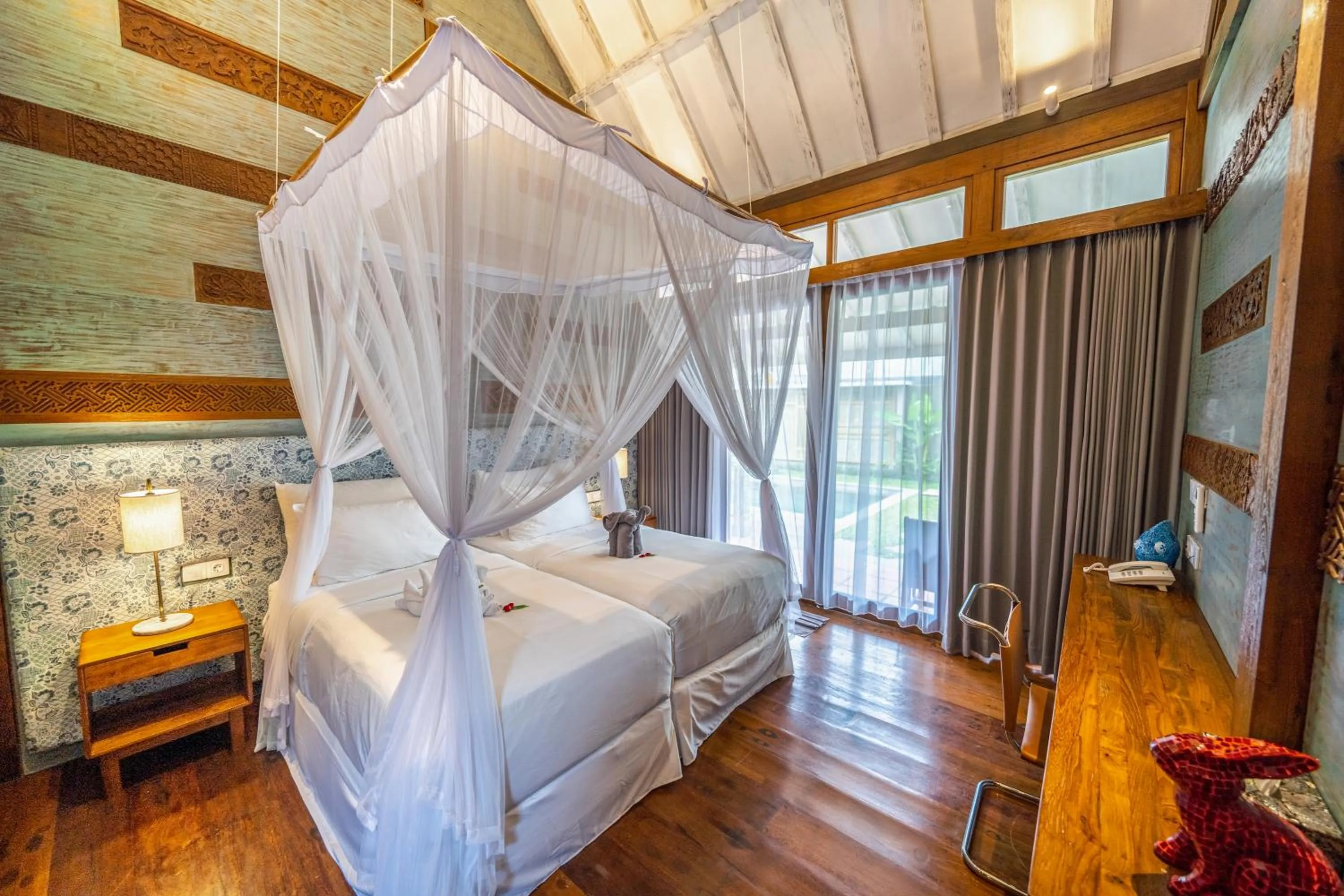 Bed in Ubud Diary Villa