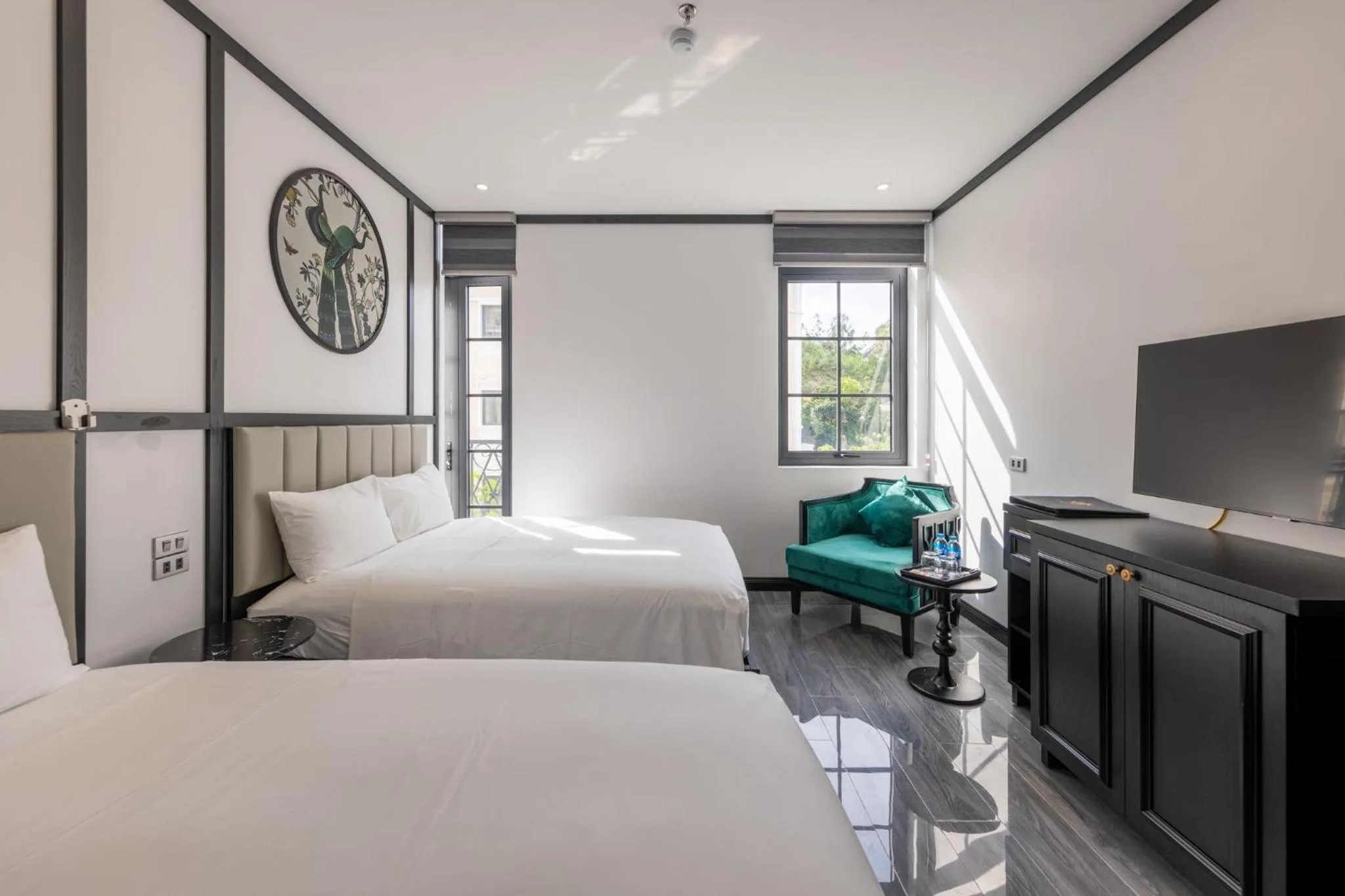 Bedroom in Phong Lan Unique Hotel