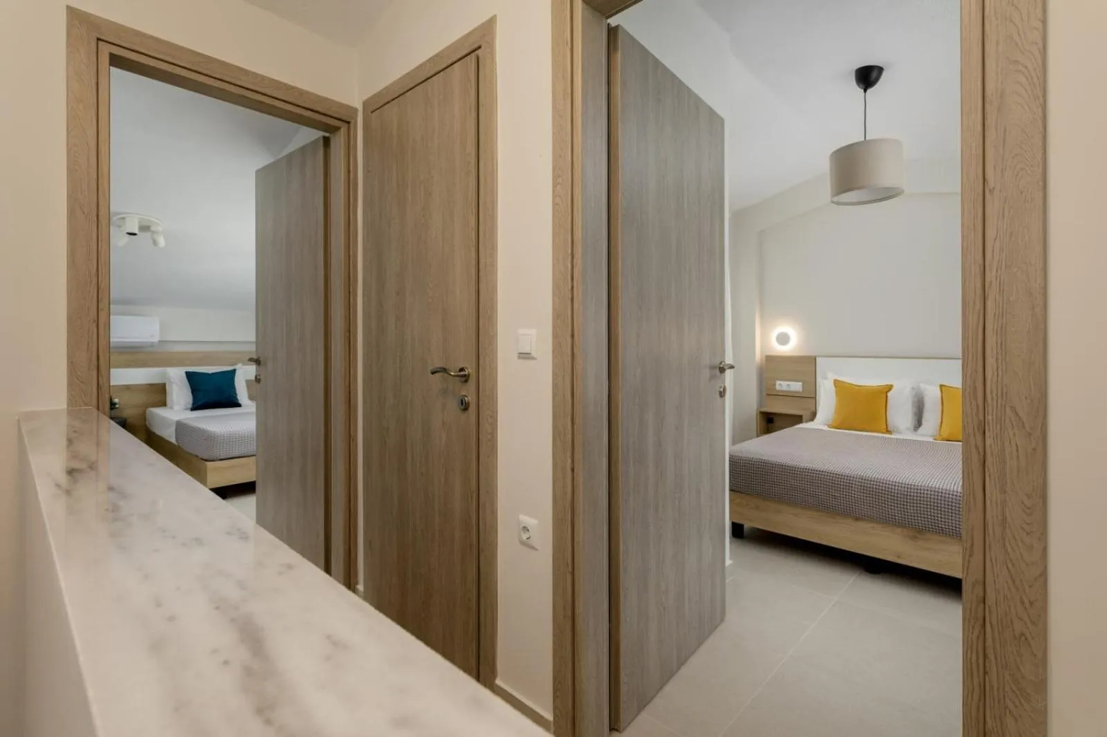 Bed in V Luxury Apartments with Pool