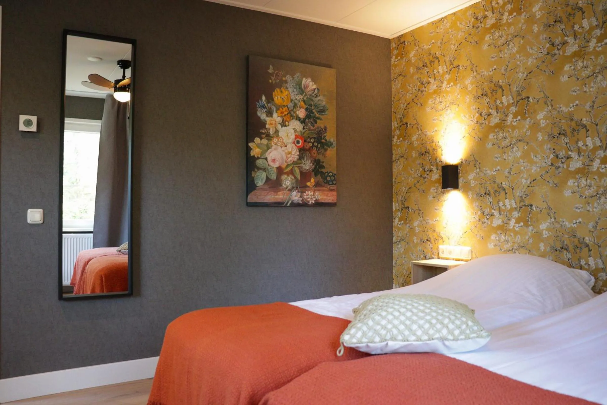 Twin Room with Garden View in Hotel Jans