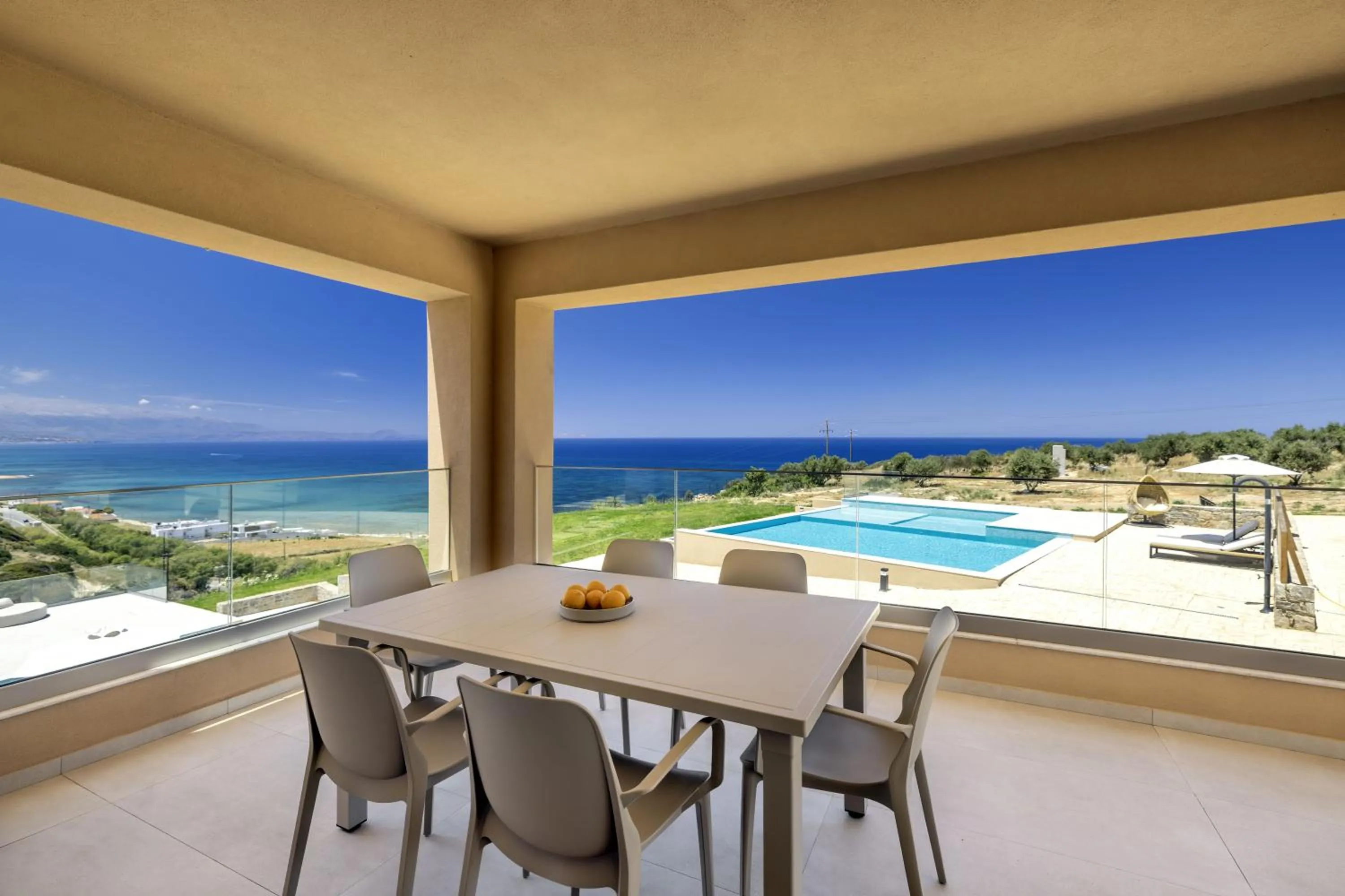 Pool view in Dedalos Touch Boutique Hotel