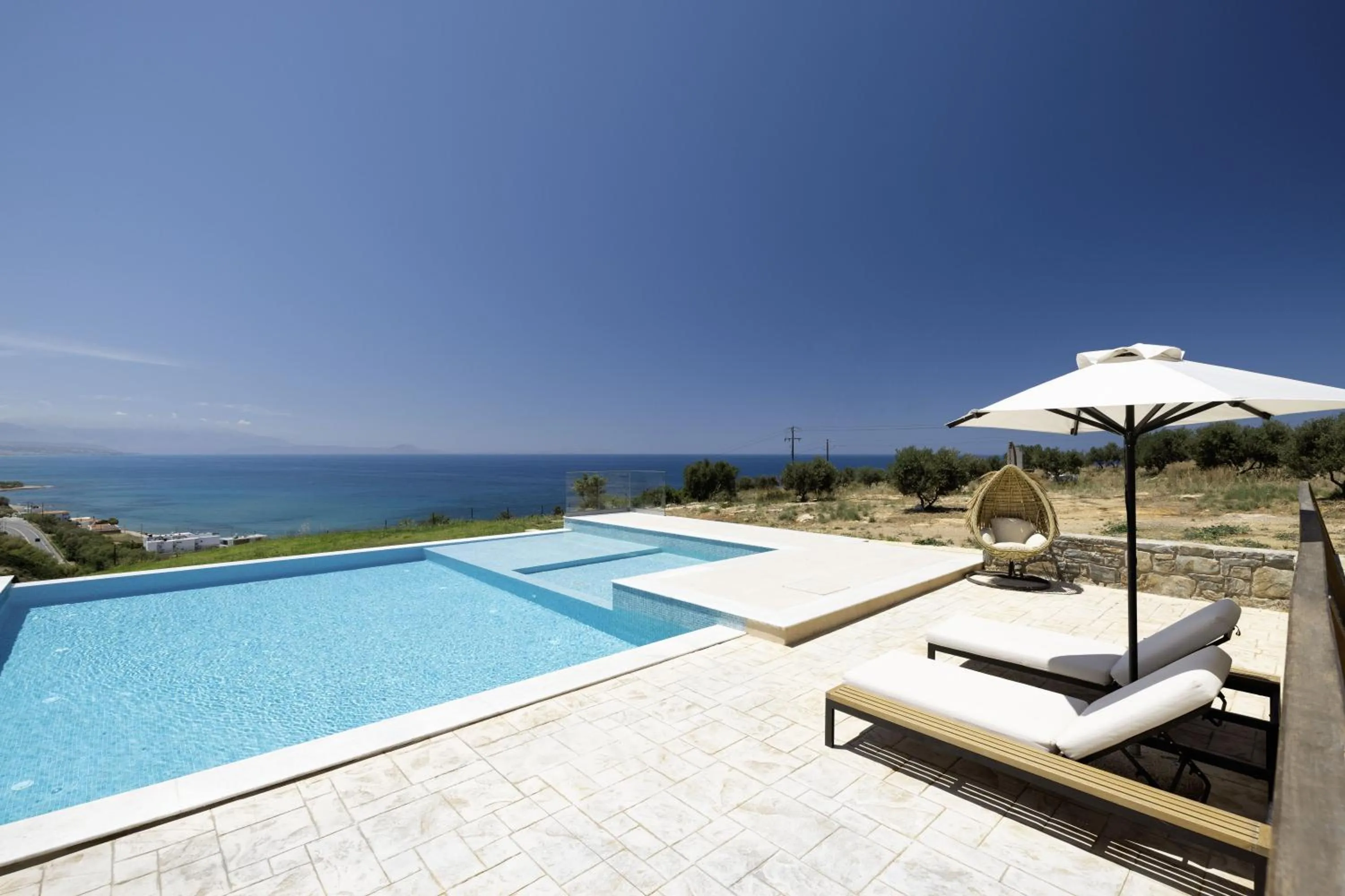 Pool view in Dedalos Touch Boutique Hotel