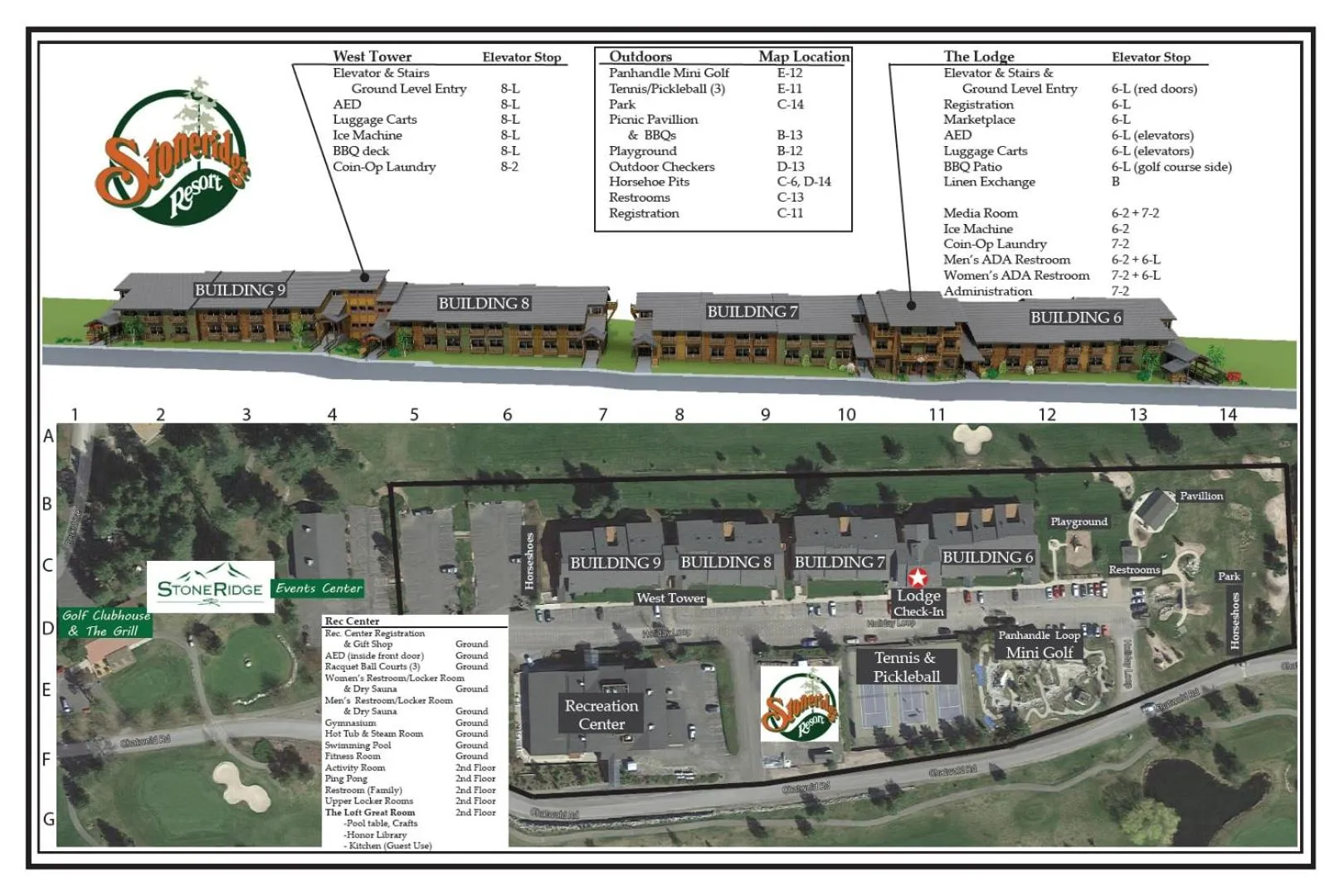 Landmark view in Stoneridge Resort