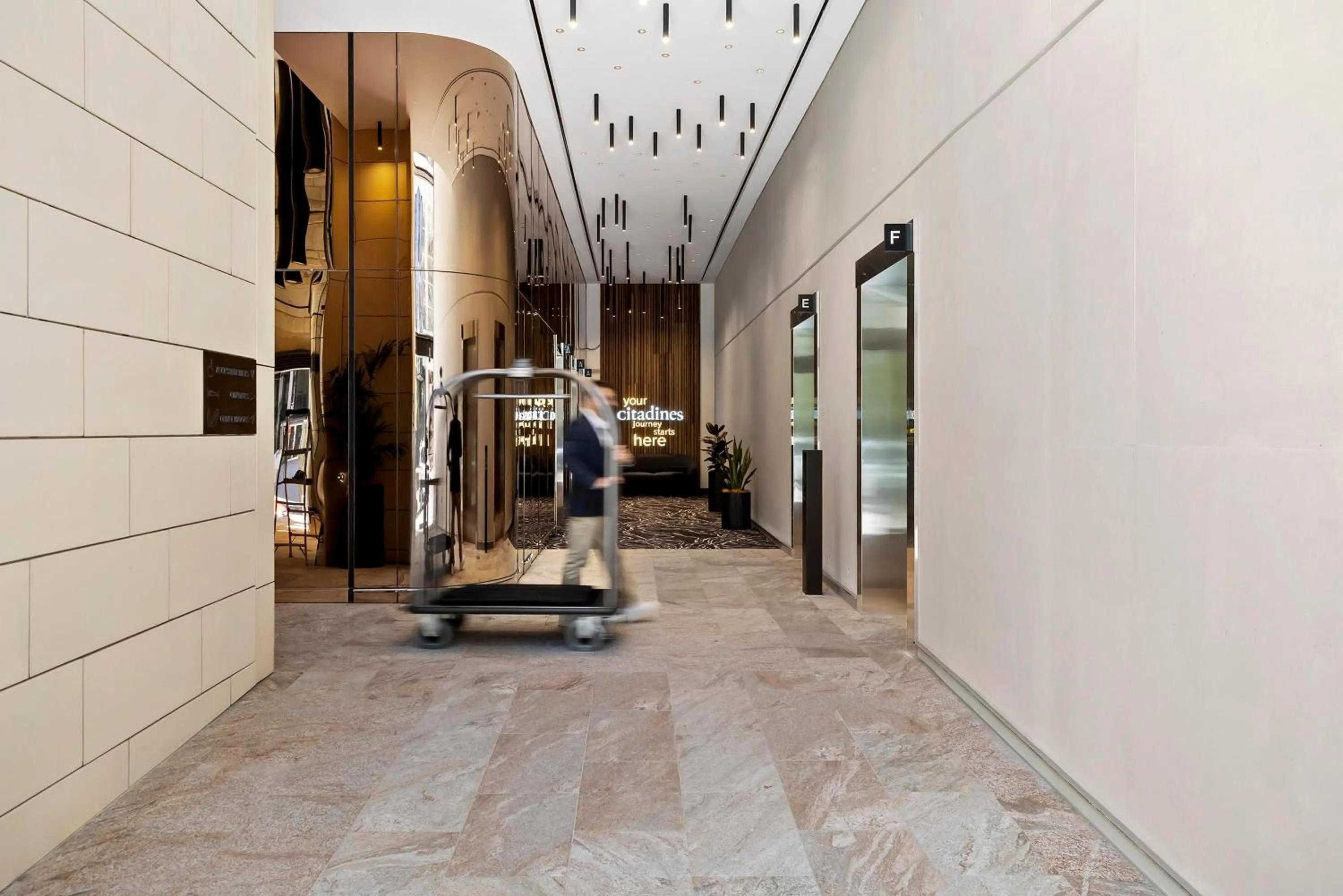 Lobby or reception in Citadines Walker North Sydney