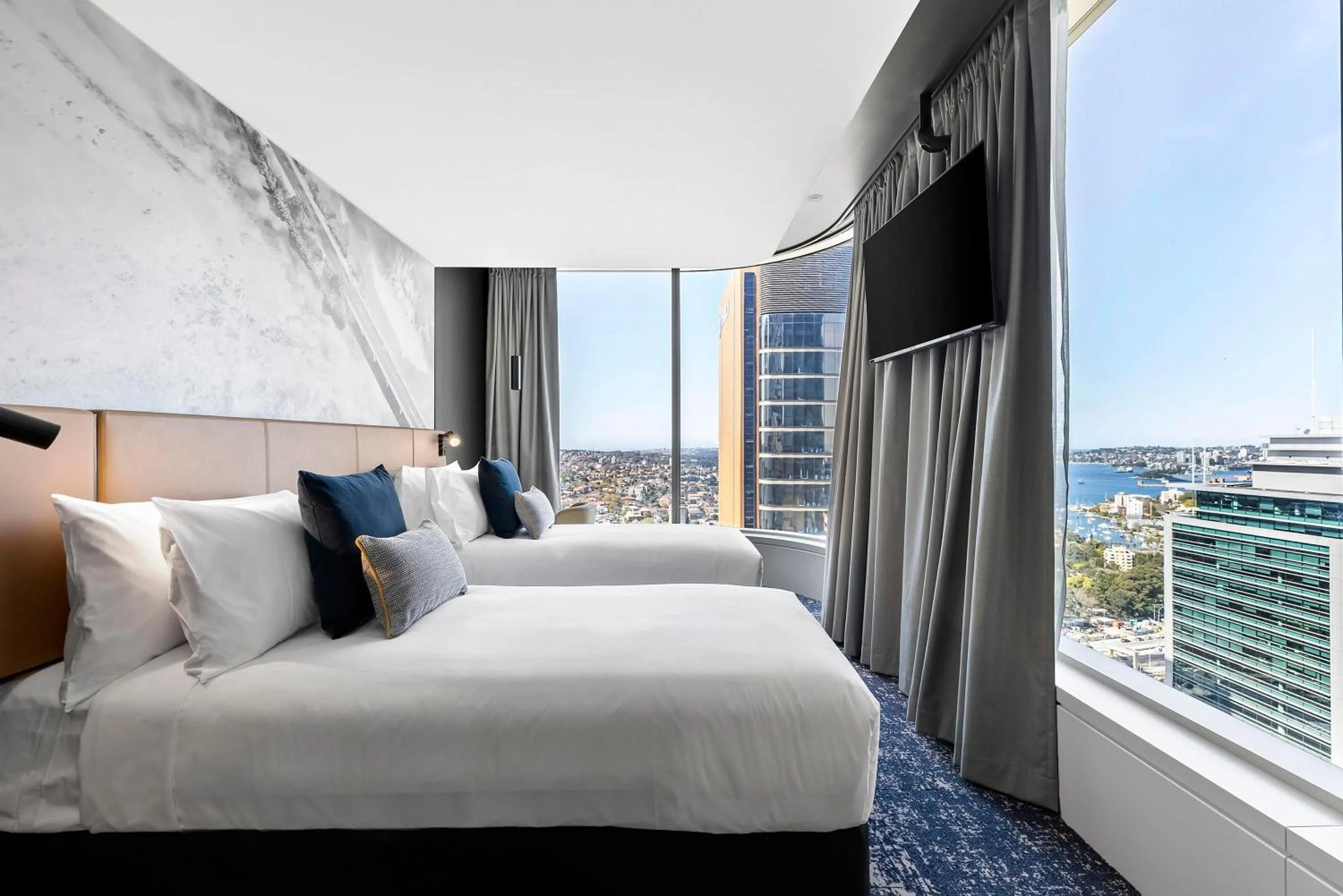 Bed in Citadines Walker North Sydney