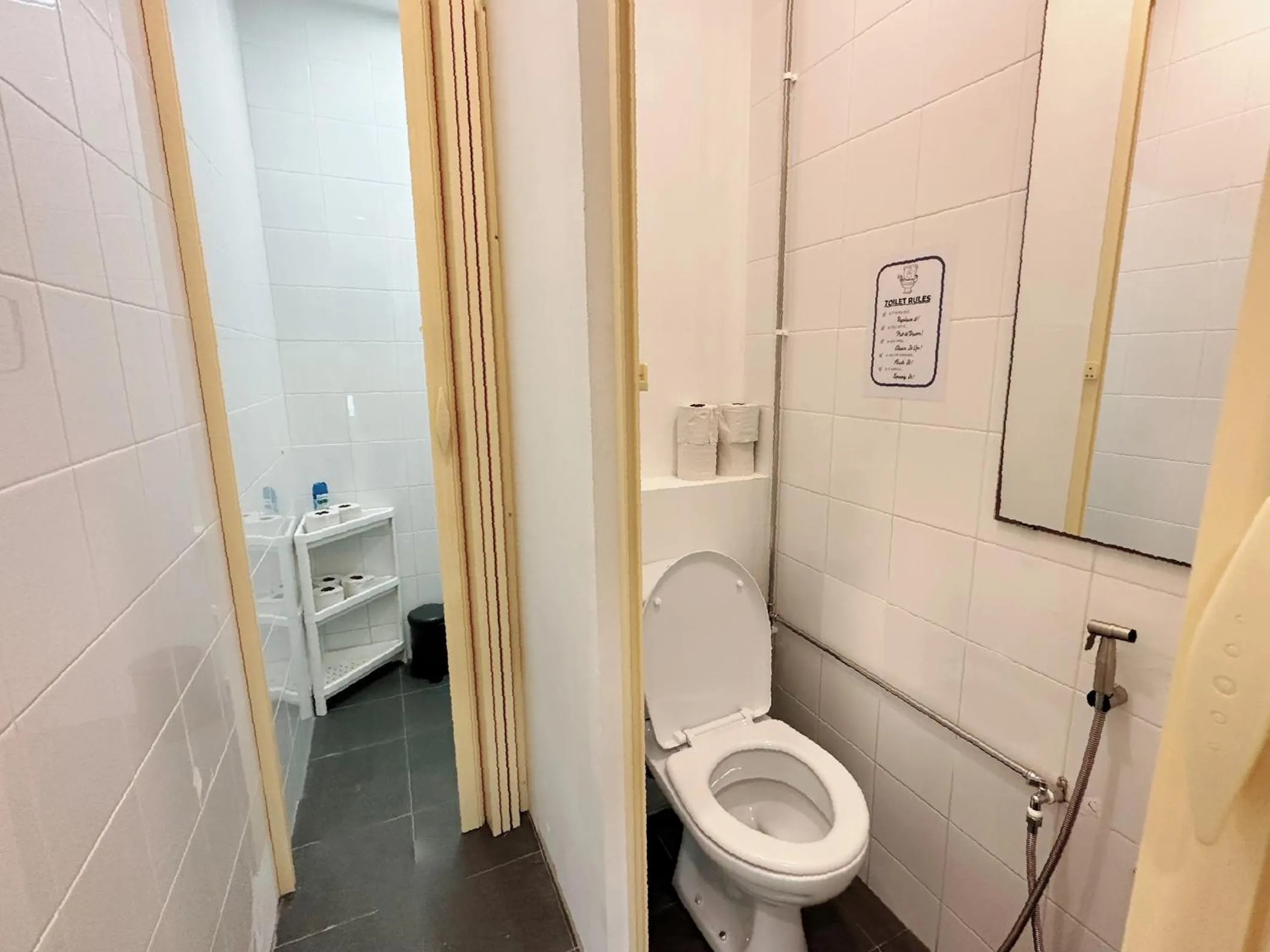 Toilet in RadZone Hostel