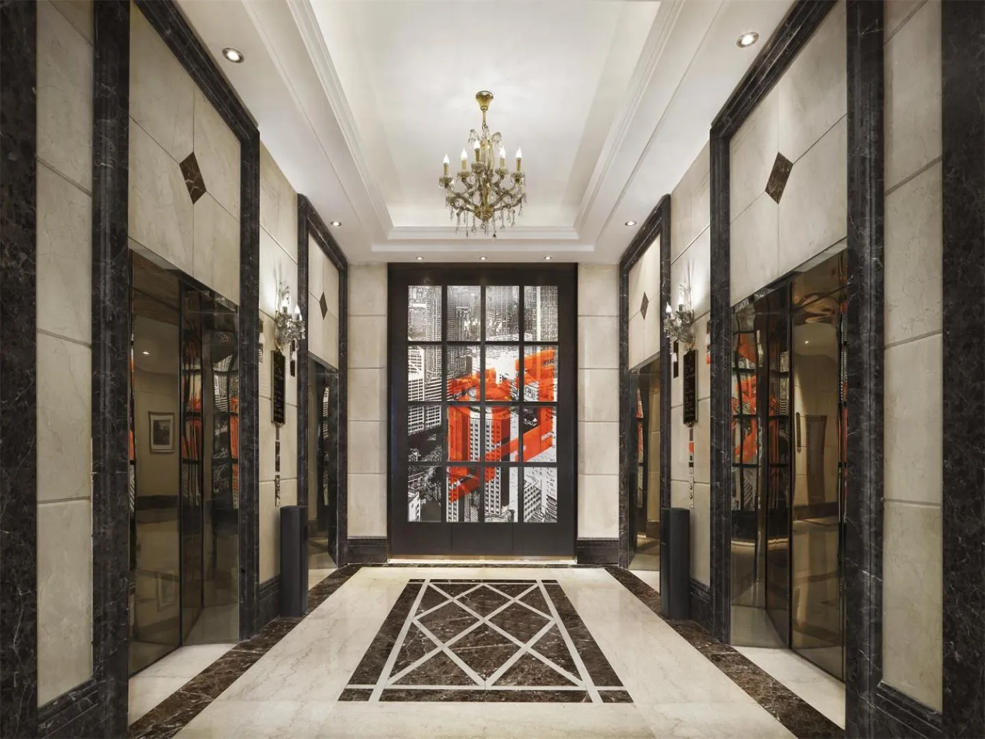 elevator in Wanda Yi Hotel Wuxi