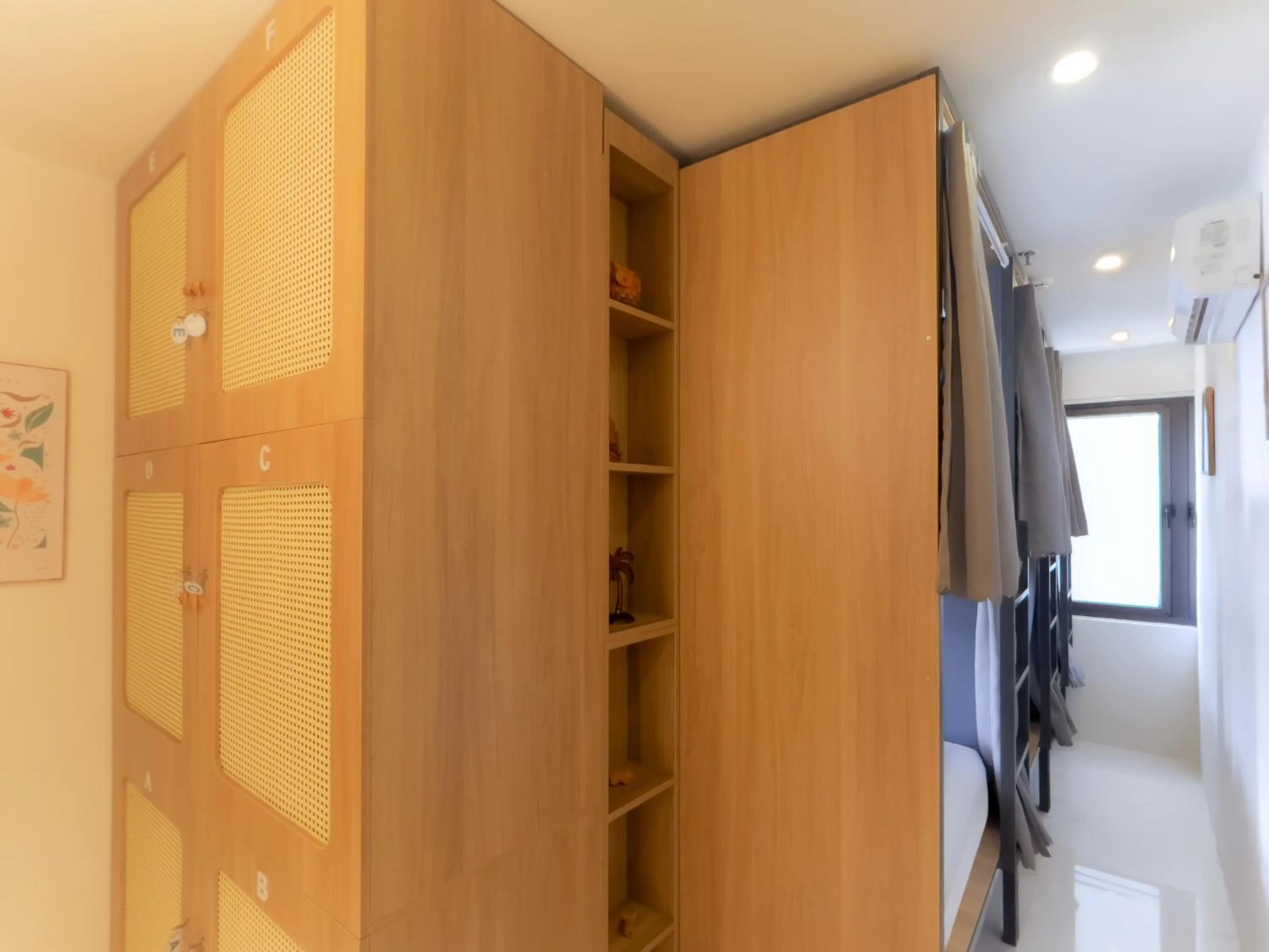 locker in The Backpacker Hostel and spa