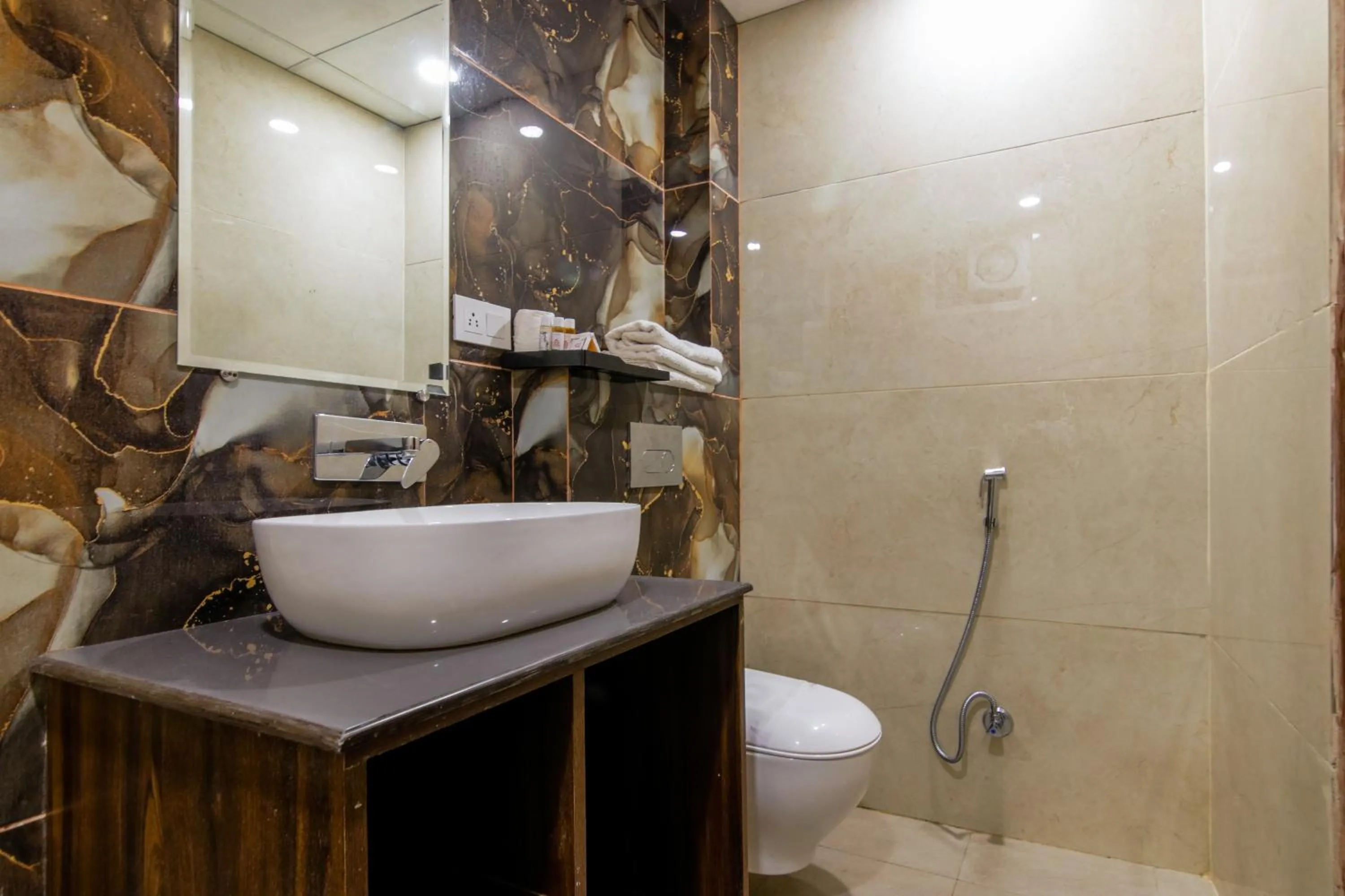 Shower in Hotel Royal Rosette Near New Delhi Railway Station - Connaught Place and VFS