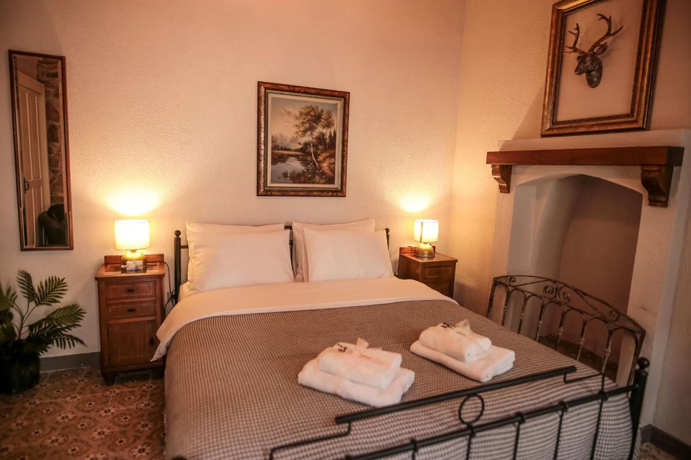 Bed in Ayvalık Palacitta Guesthouse