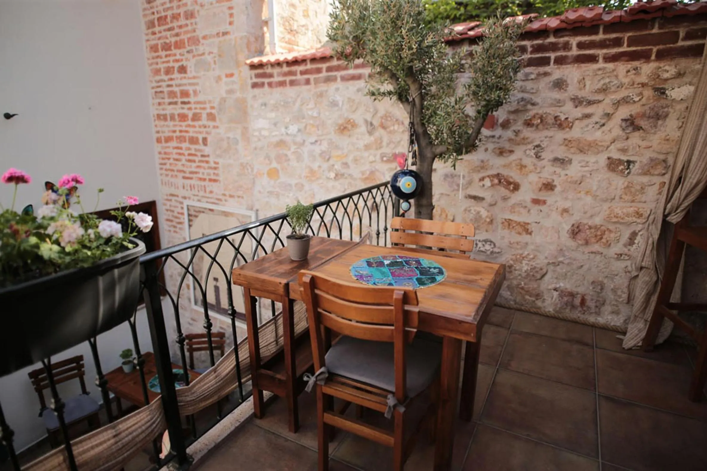 Balcony/Terrace in Ayvalık Palacitta Guesthouse