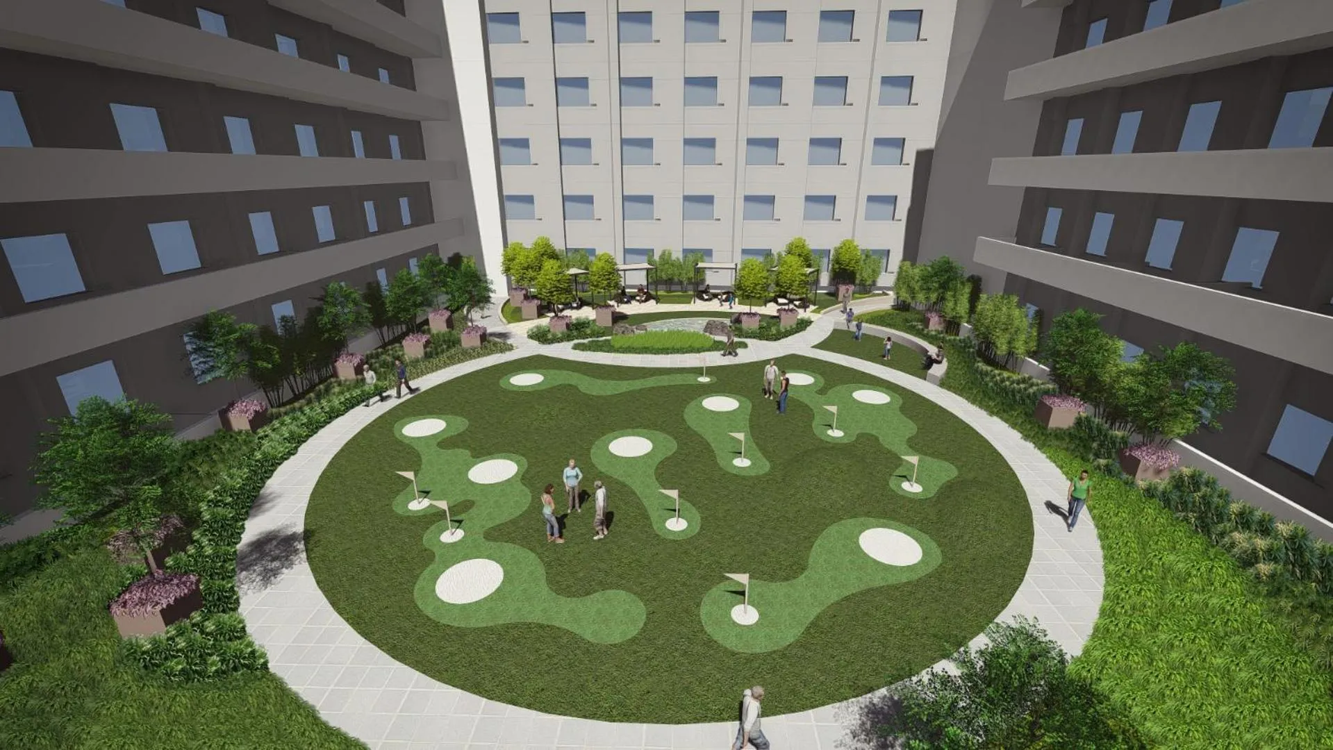 Minigolf in Seda Manila Bay