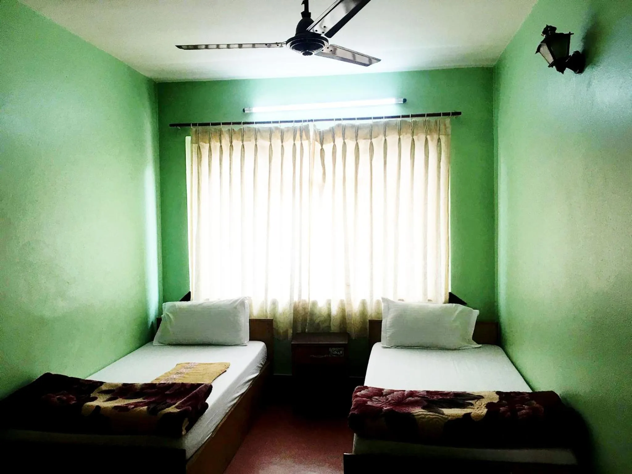 Bed in Hotel Sweet Dreams thamel kathmandu