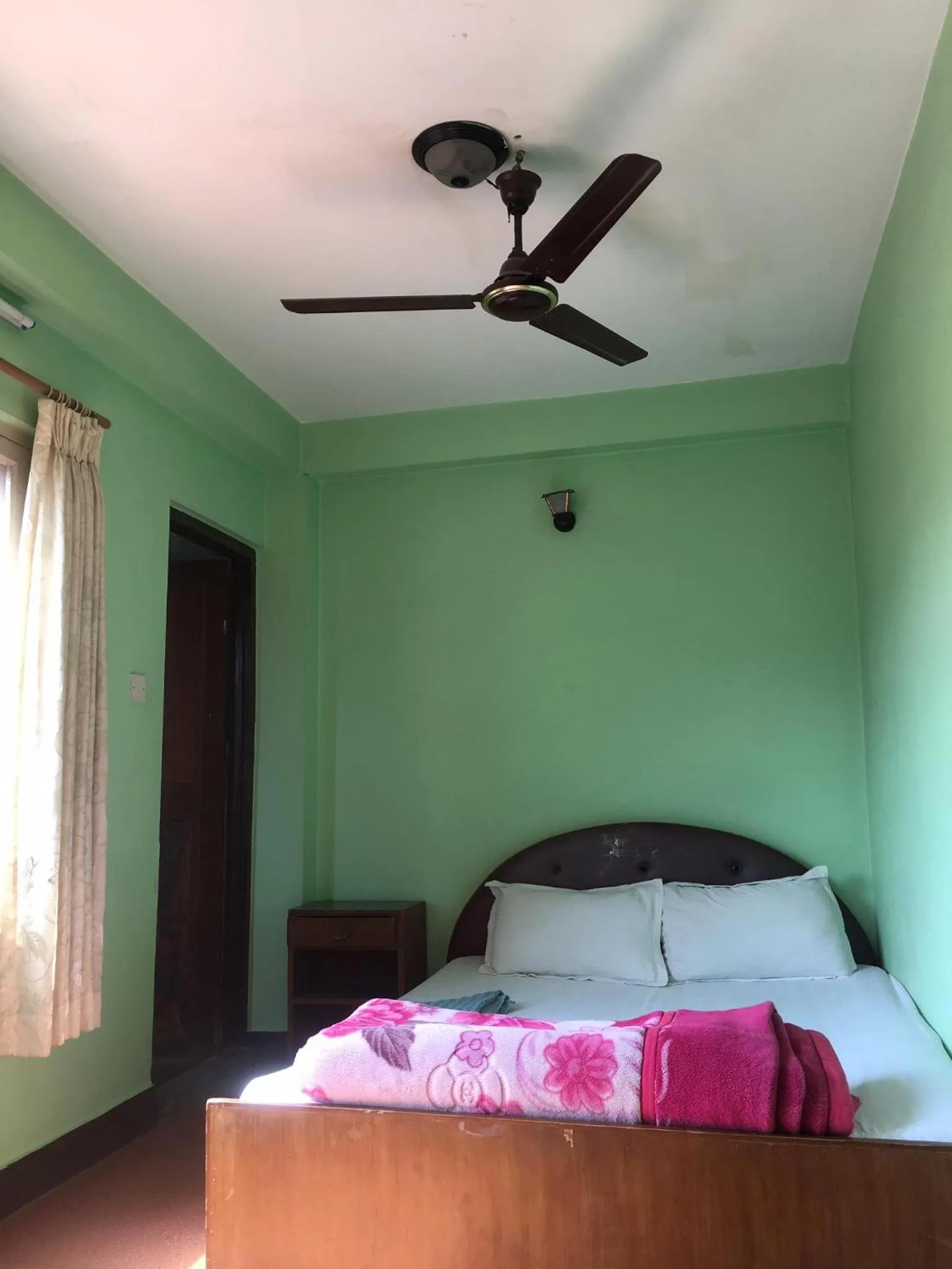 Bed in Hotel Sweet Dreams thamel kathmandu