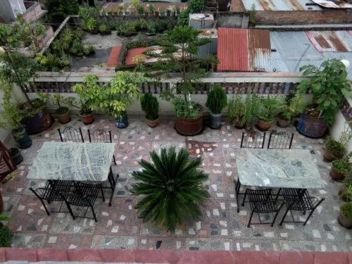 Garden in Hotel Sweet Dreams thamel kathmandu