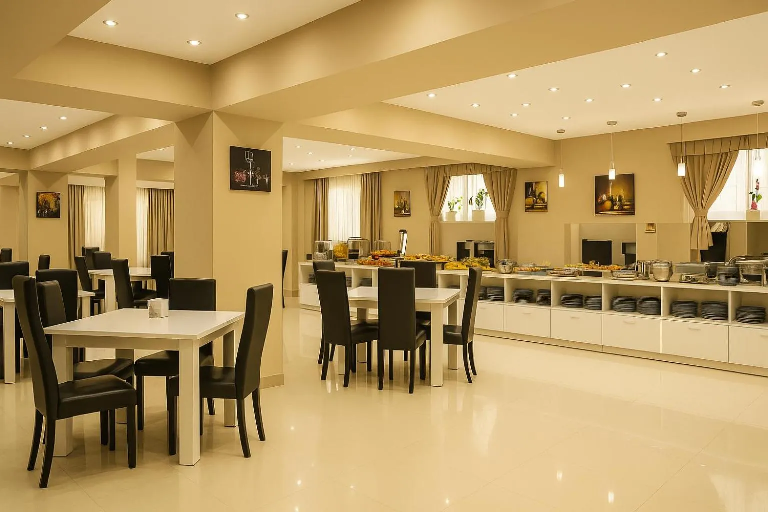 Restaurant/places to eat in Hotel Grand Palace