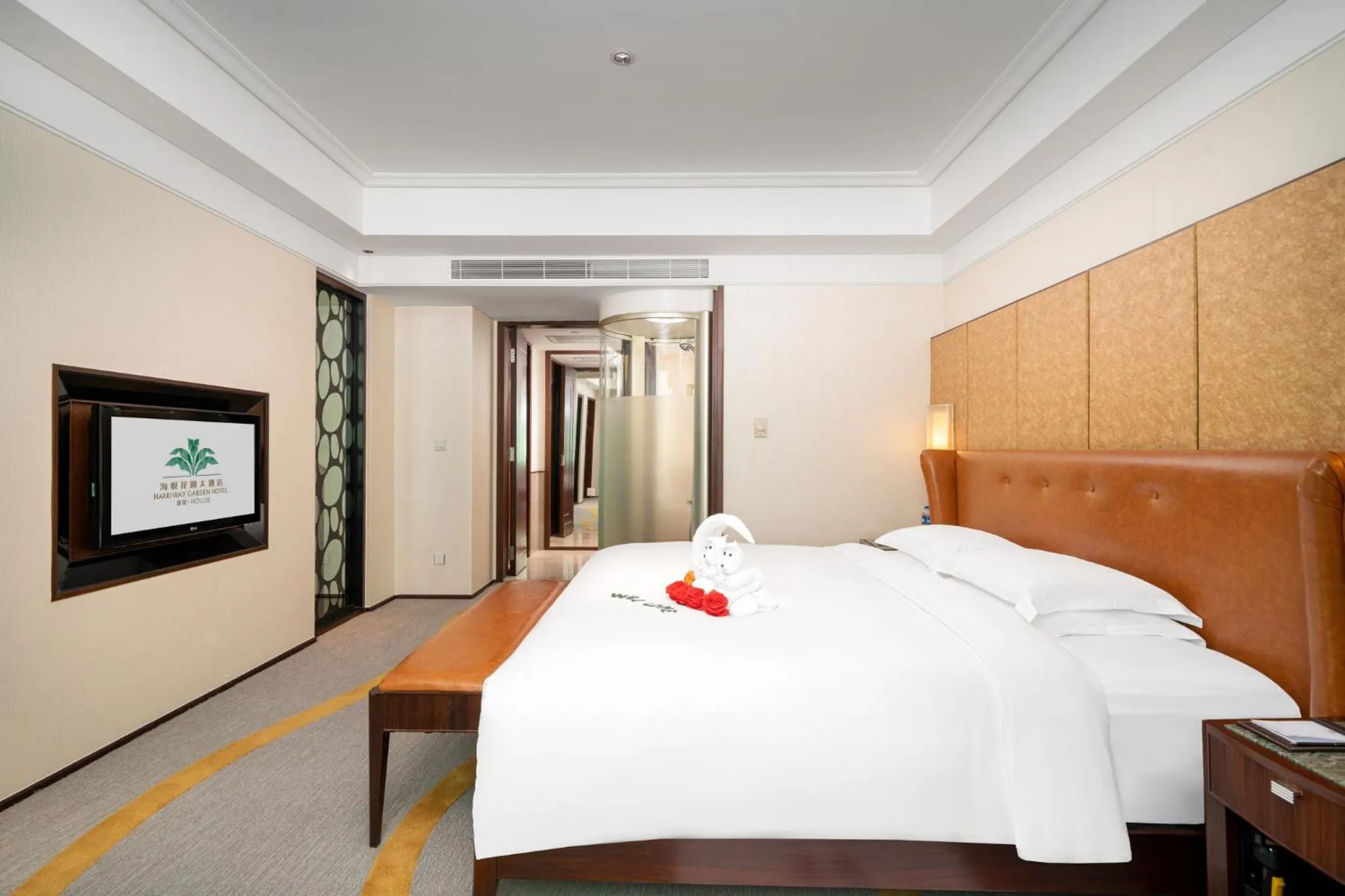 Bedroom, Bed in Harriway Garden Hotel Houjie