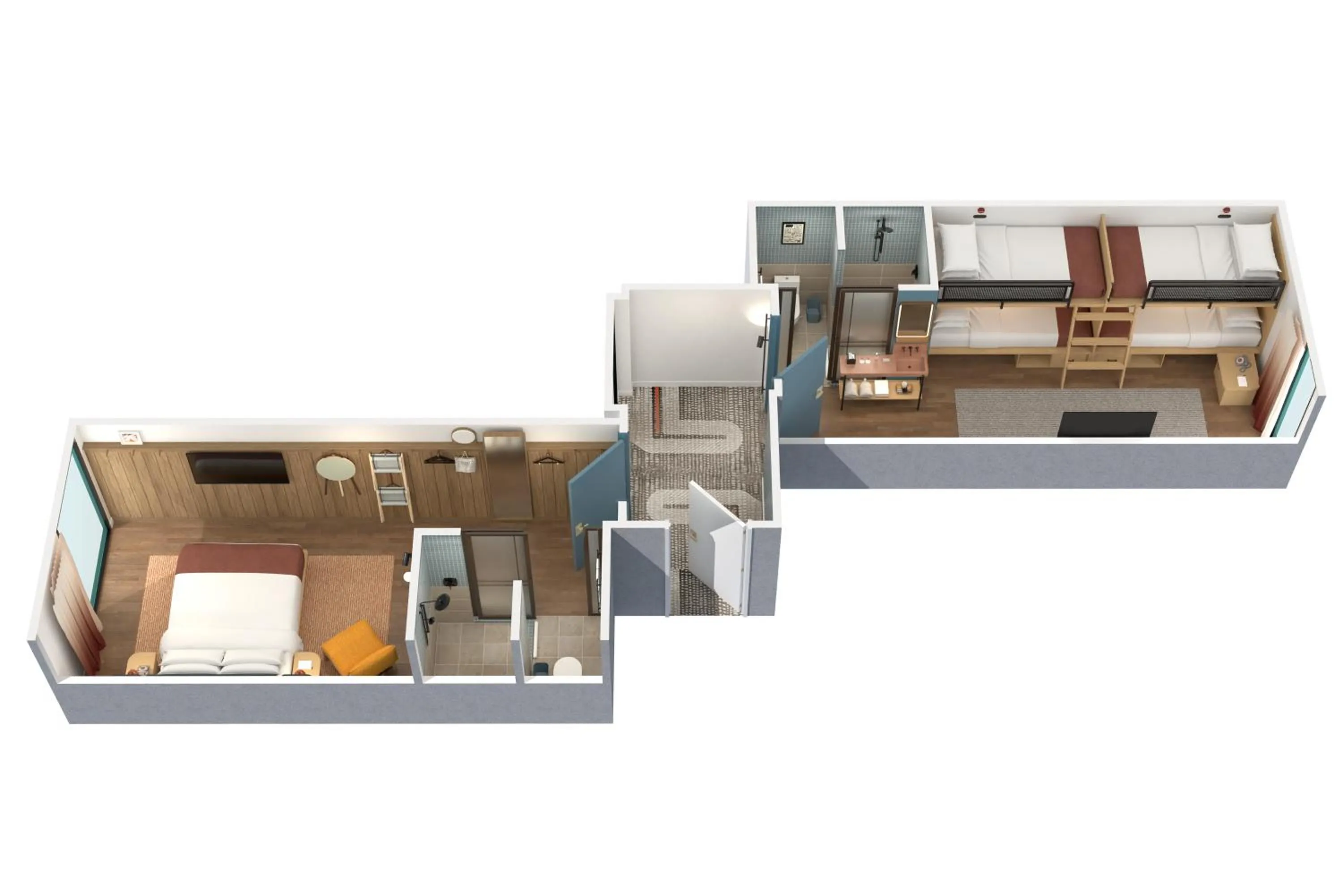Floor plan in Moxy Sydney Airport