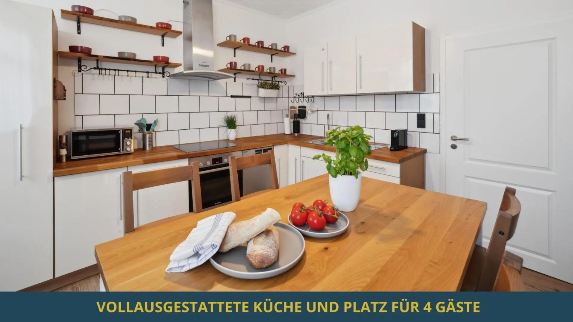 Kitchen or kitchenette in SandAPART34 - 4 tolle FeWos von 1-9 Pers mitten in der Altstadt