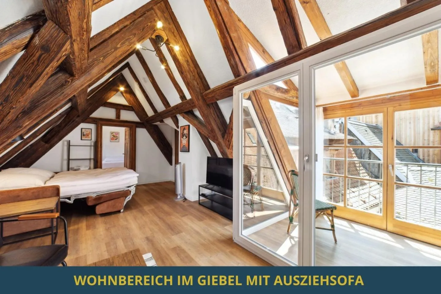 Bed in SandAPART34 - 4 tolle FeWos von 1-9 Pers mitten in der Altstadt