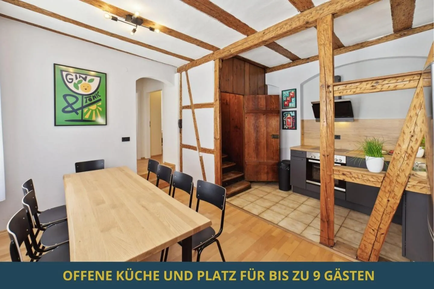 Kitchen or kitchenette in SandAPART34 - 4 tolle FeWos von 1-9 Pers mitten in der Altstadt