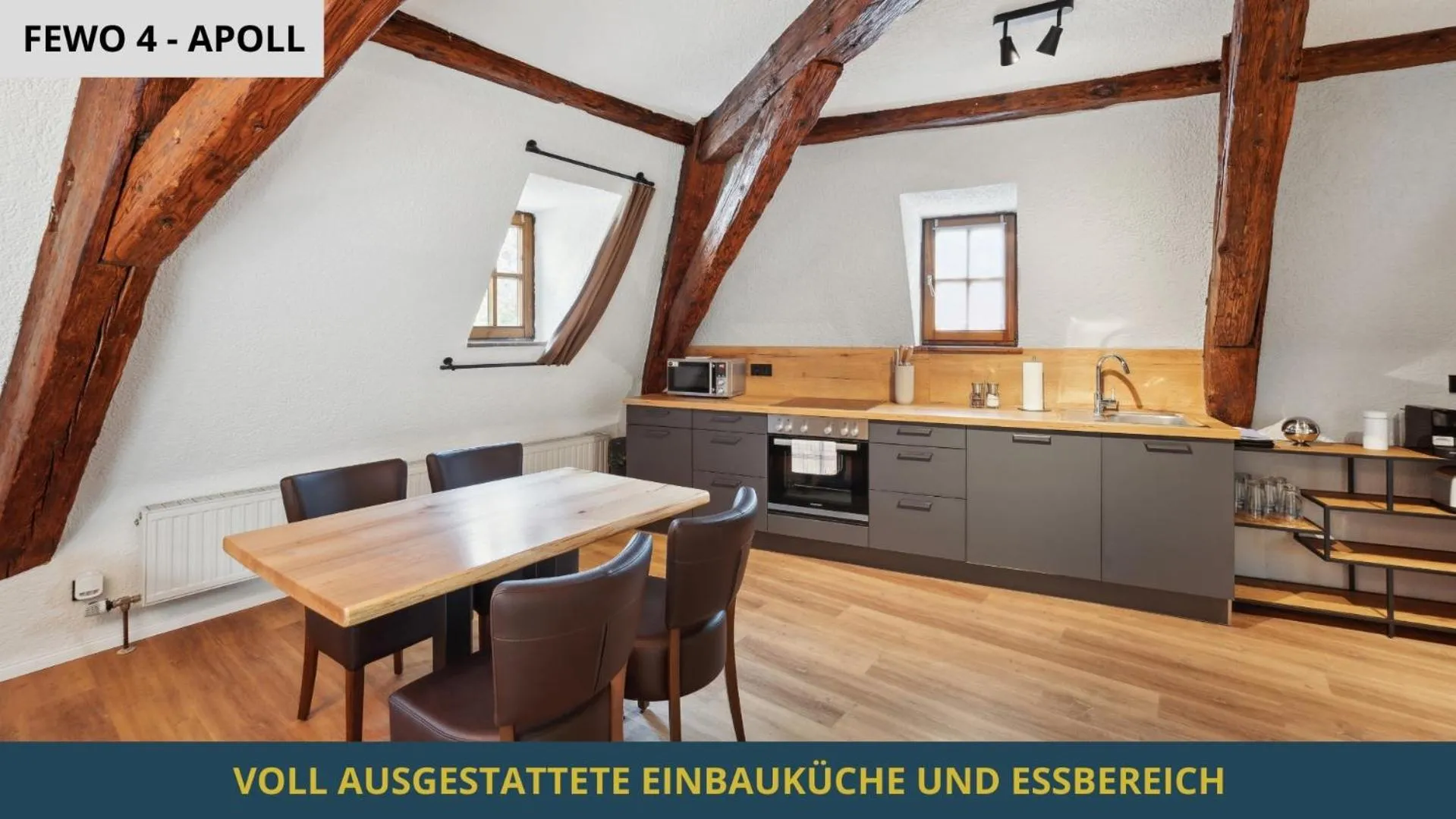 kitchen in SandAPART34 - 4 tolle FeWos von 1-9 Pers mitten in der Altstadt