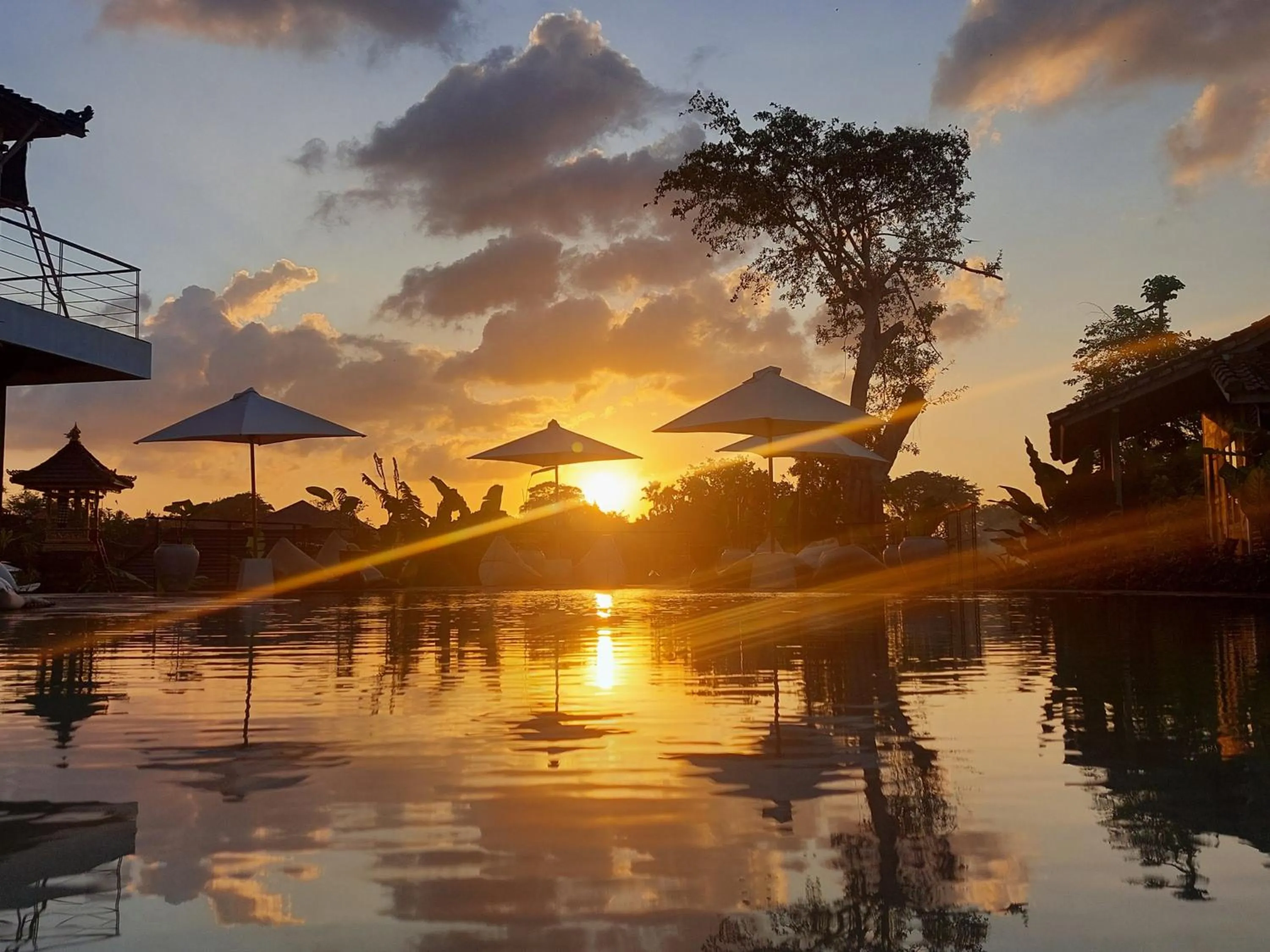 Swimming pool in Spaces Bali Unique Boutique Hotel