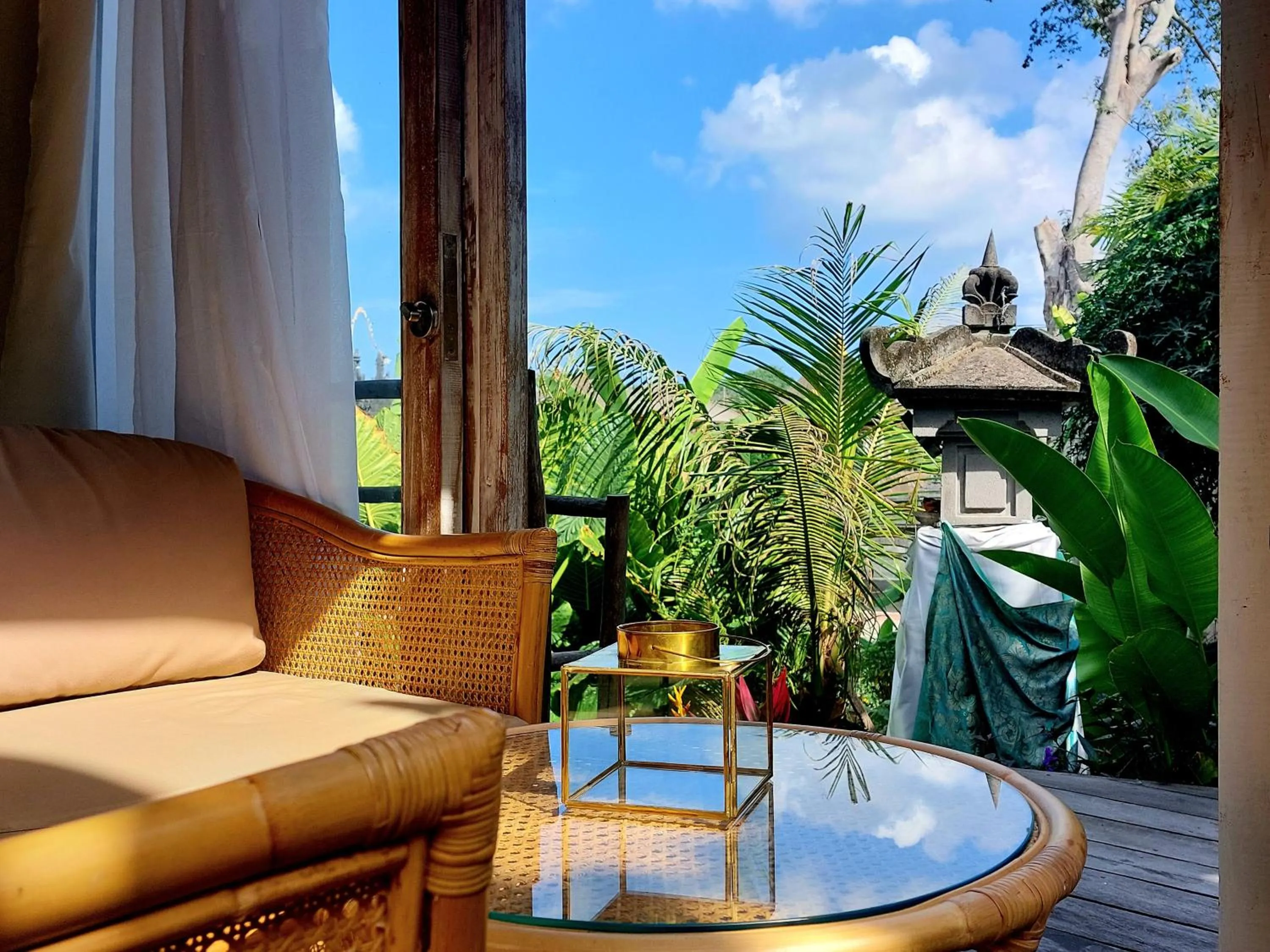 Patio in Spaces Bali Unique Boutique Hotel