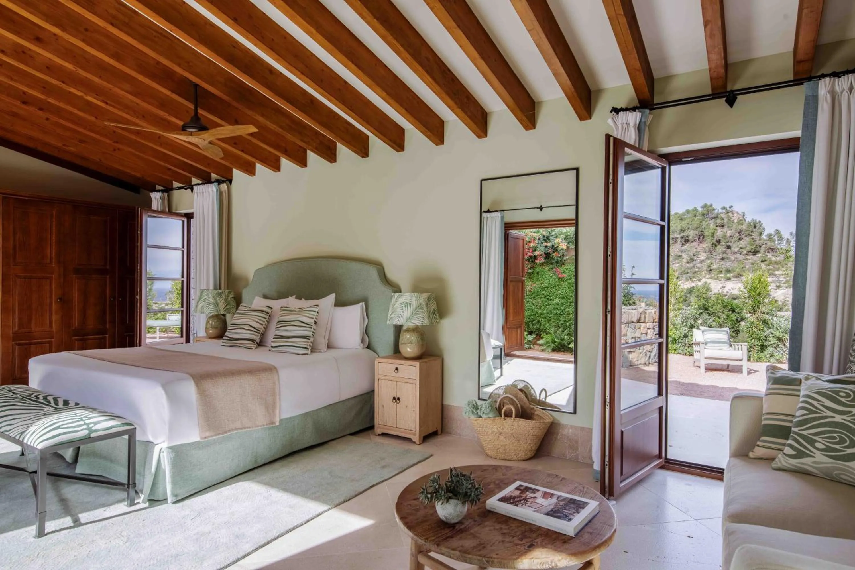 View (from property/room), Bed in Son Bunyola Resort and Villas