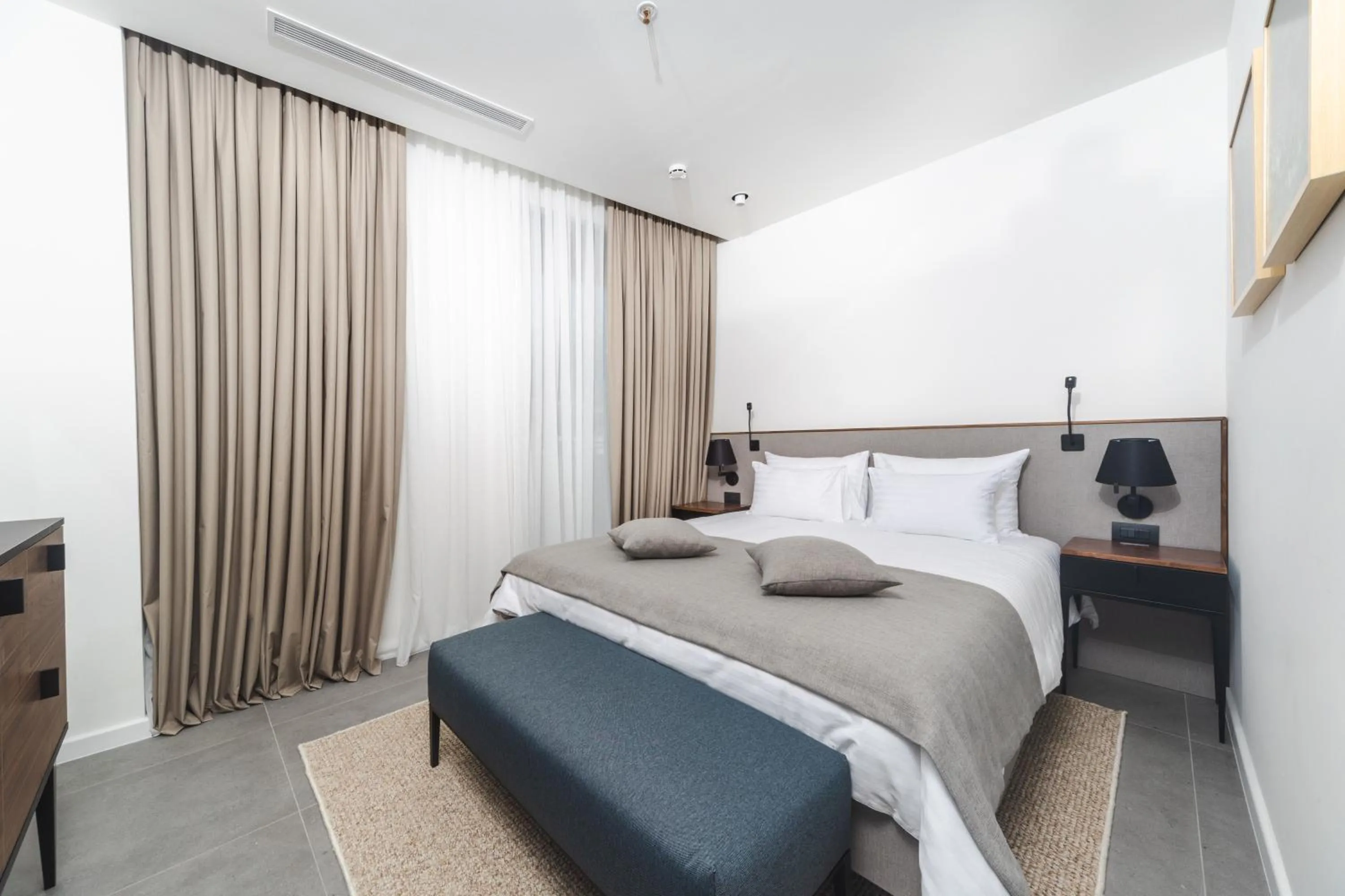 Bed in Boutique Hotel Shell