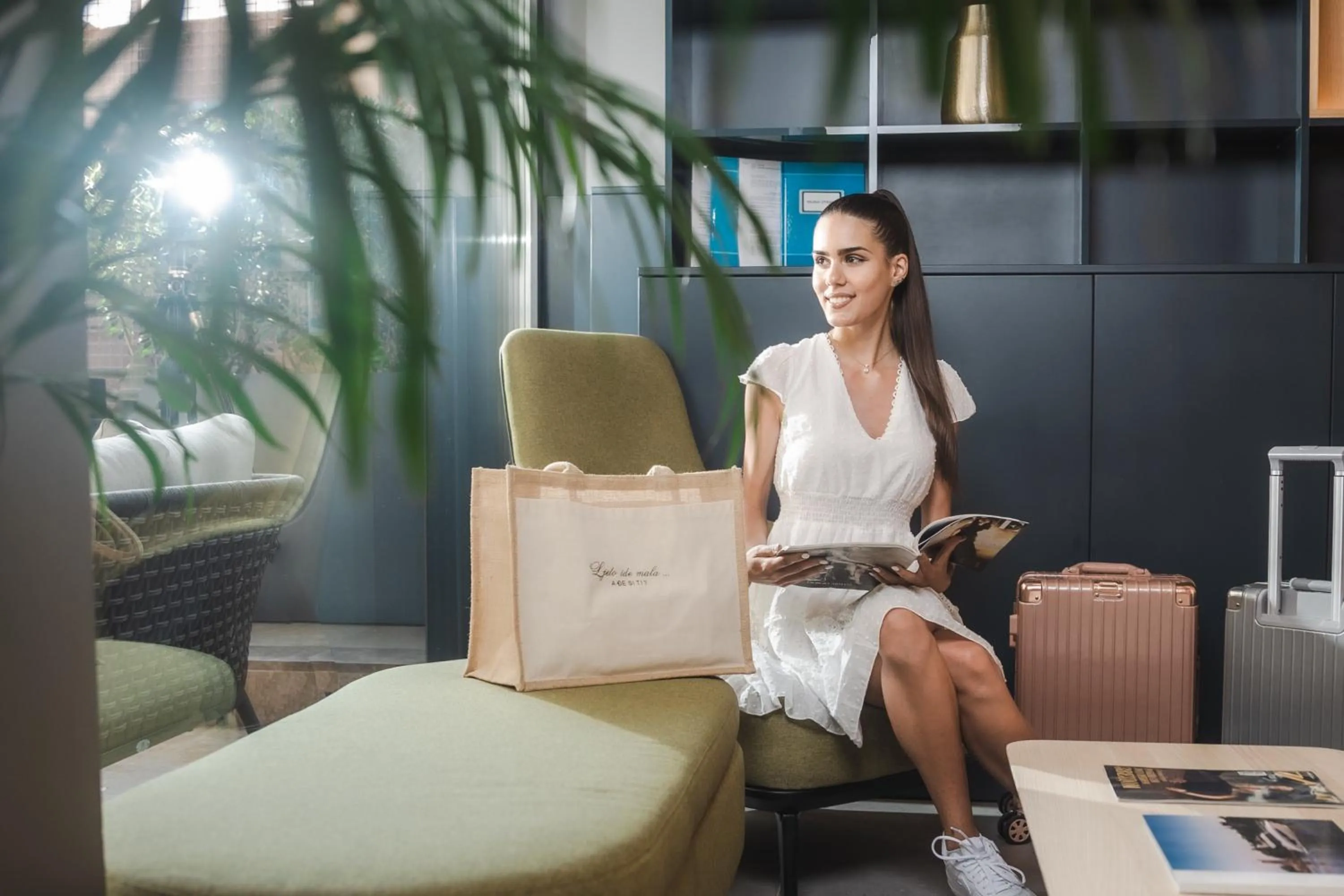 People in Boutique Hotel Shell