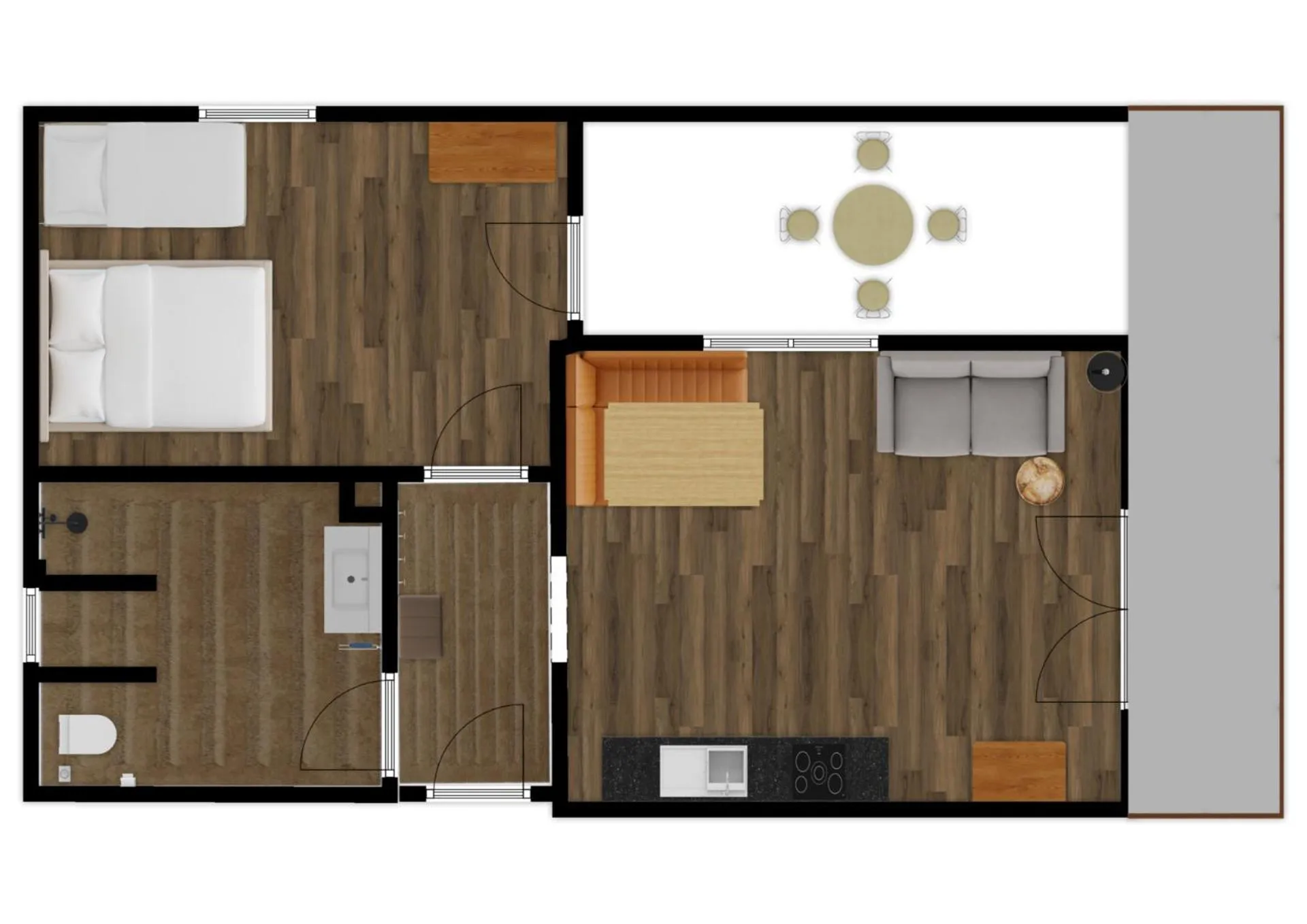 Chic lodge-apartments