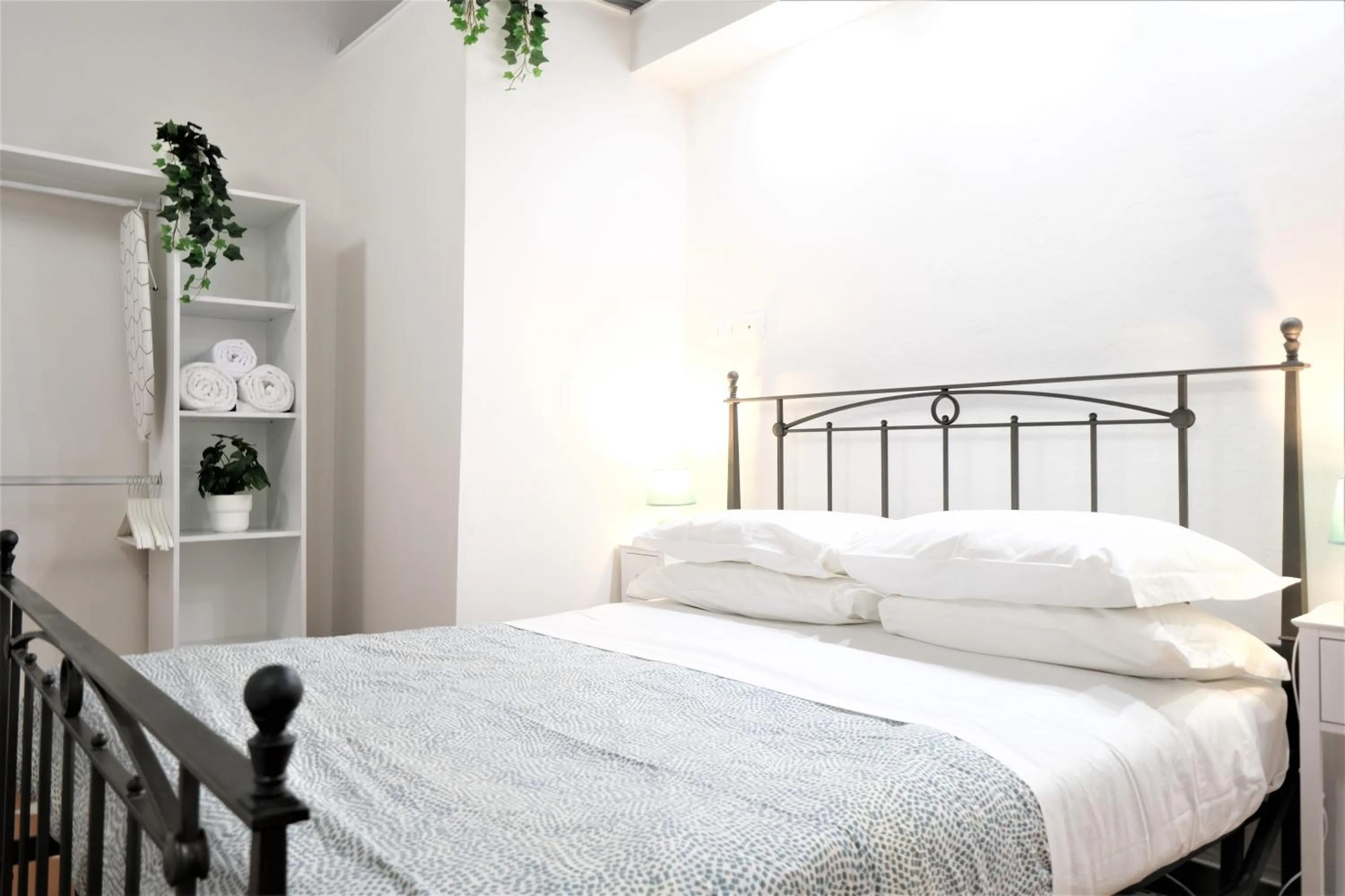 Bed in Wine Apartments Florence Ribolla