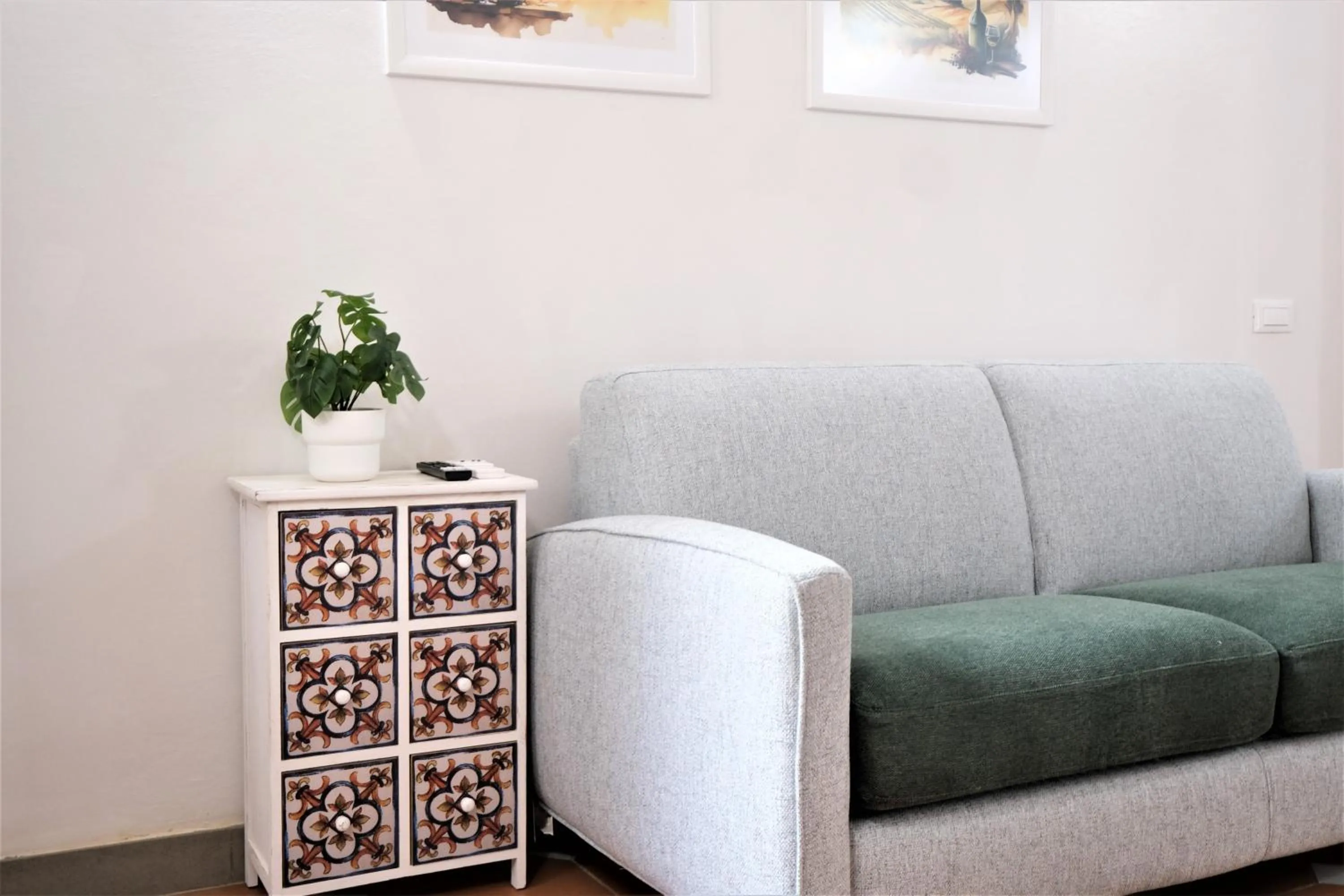 Living room in Wine Apartments Florence Ribolla