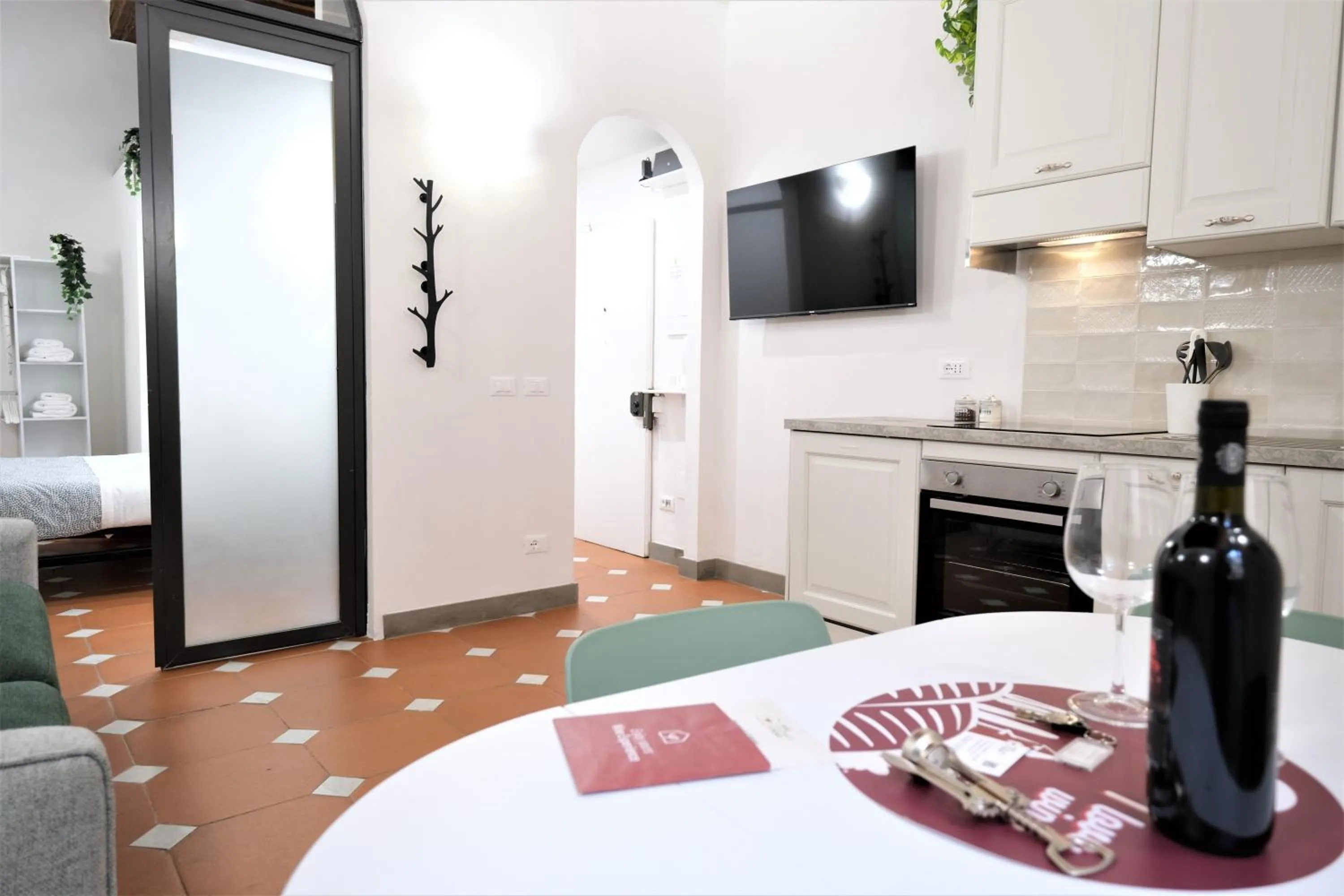 Living room in Wine Apartments Florence Ribolla