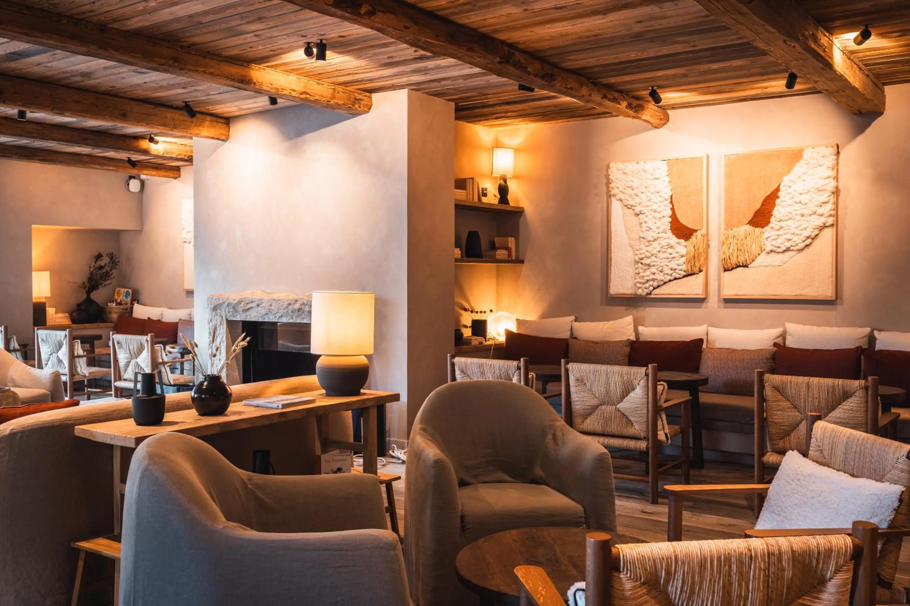 Living room in Hôtel de la Roche